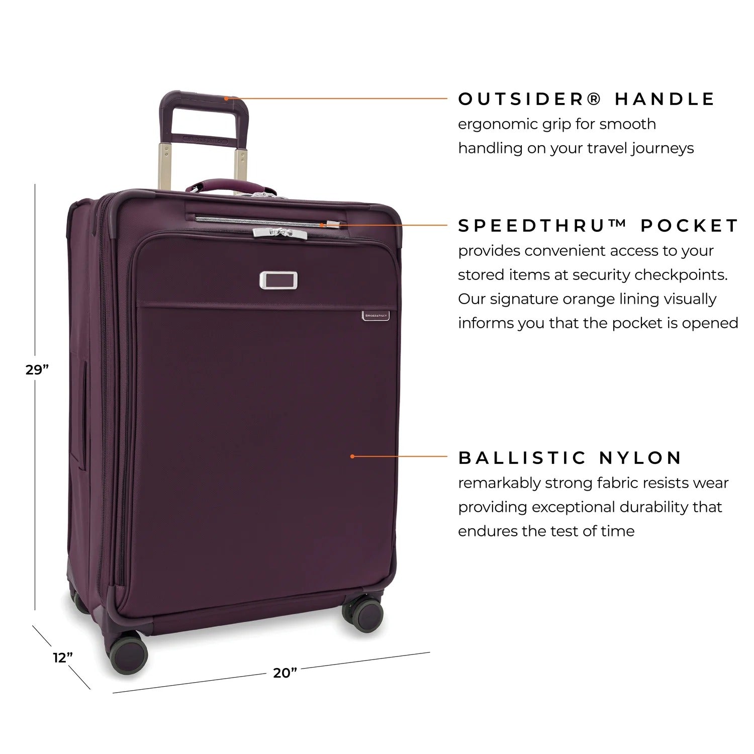 BASELINE Limited Edition Large Expandable Spinner - London Luggage