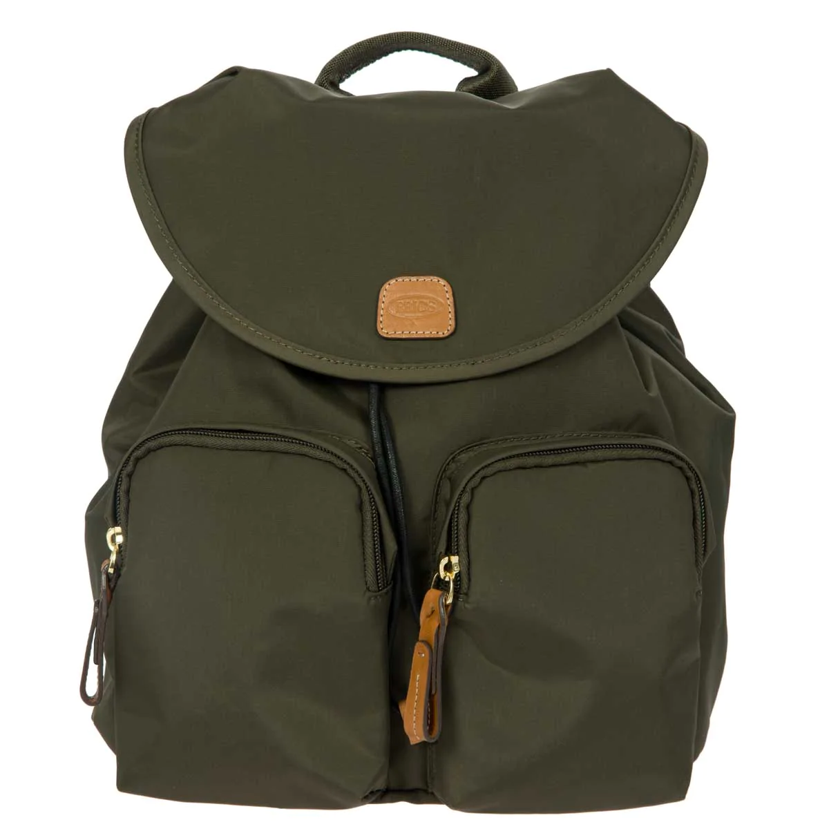 X-Travel Nylon Small City Backpack Olive - London Luggage