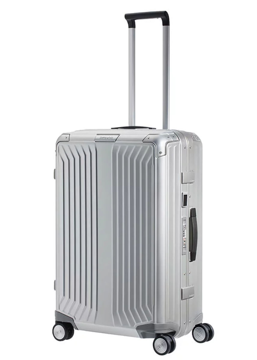 Samsonite Lite-Box Alu Spinner Aluminium Spinner (4 Wheels) 69cm - London Luggage