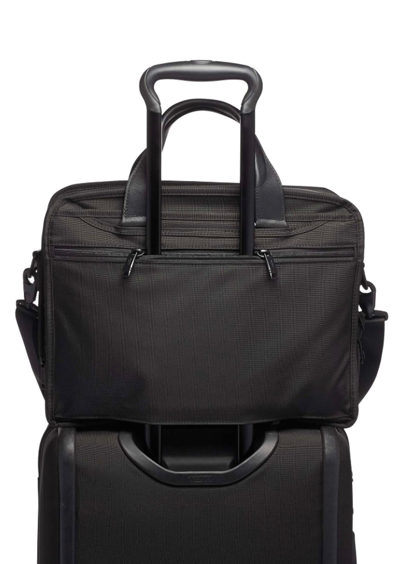 Tumi Alpha 3 Expandable Organiser Laptop Brief - London Luggage
