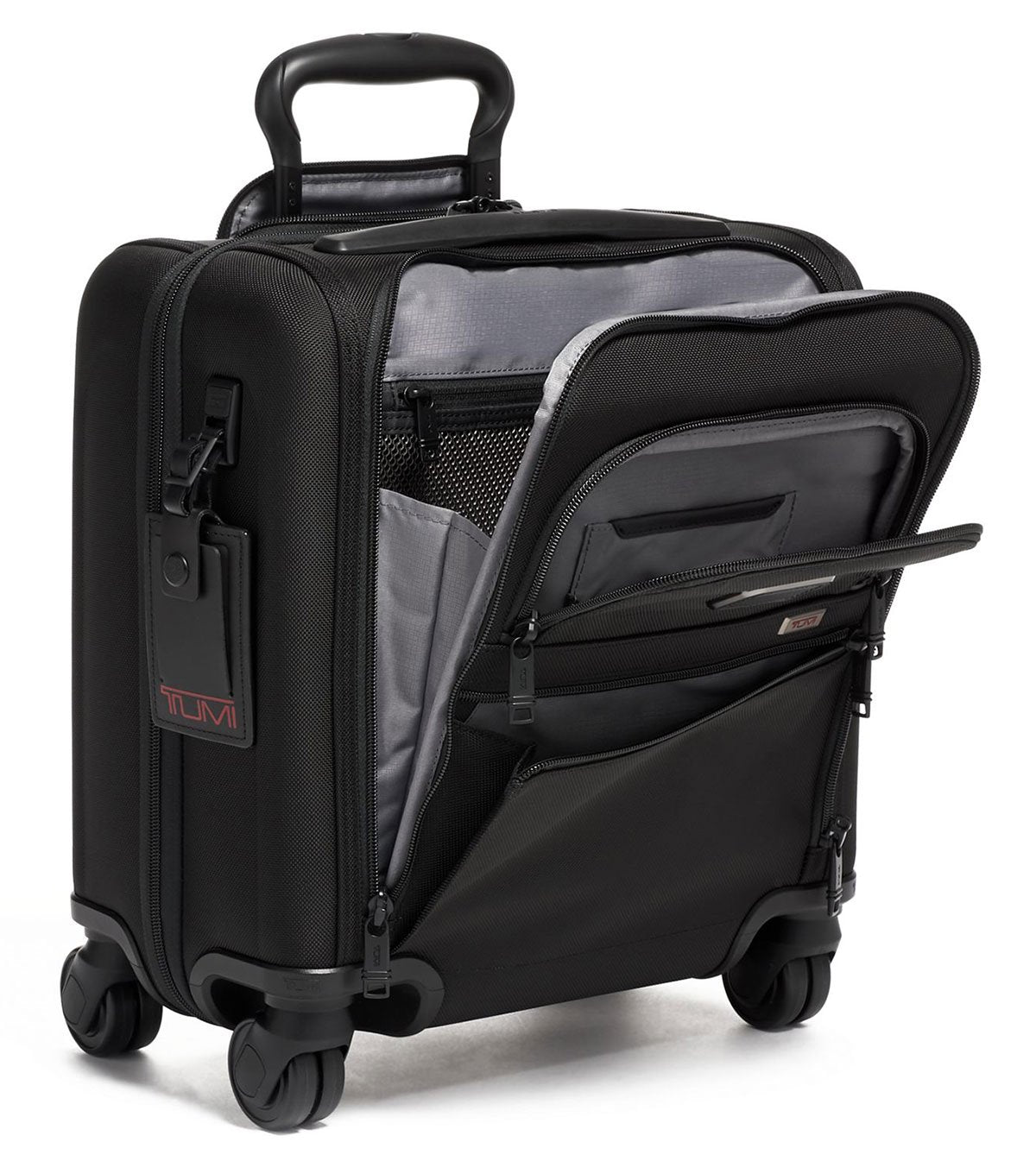 TUMI Alpha 3 Compact 4 Wheeled Brief- London Luggage
