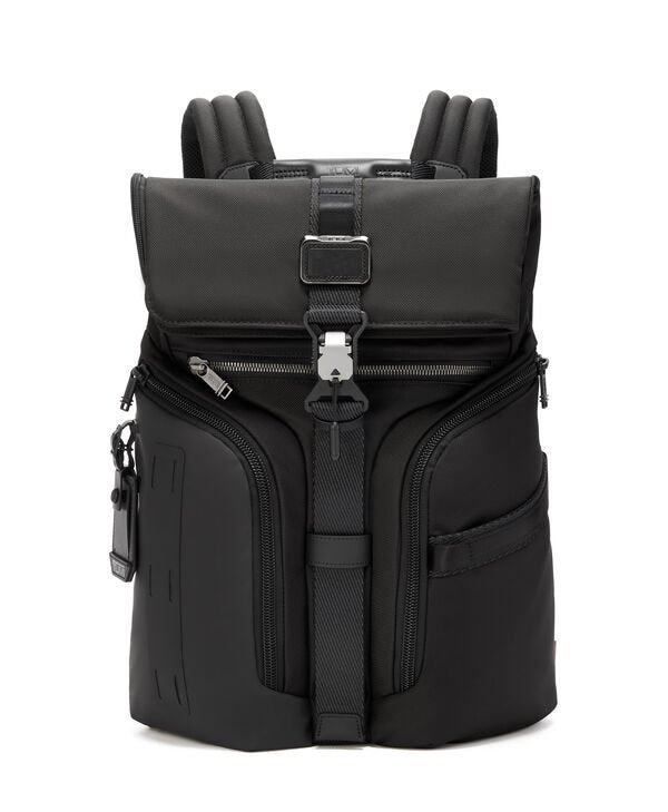 Tumi Alpha Bravo London Alpha Bravo Logistics Flap Lid Backpack Black