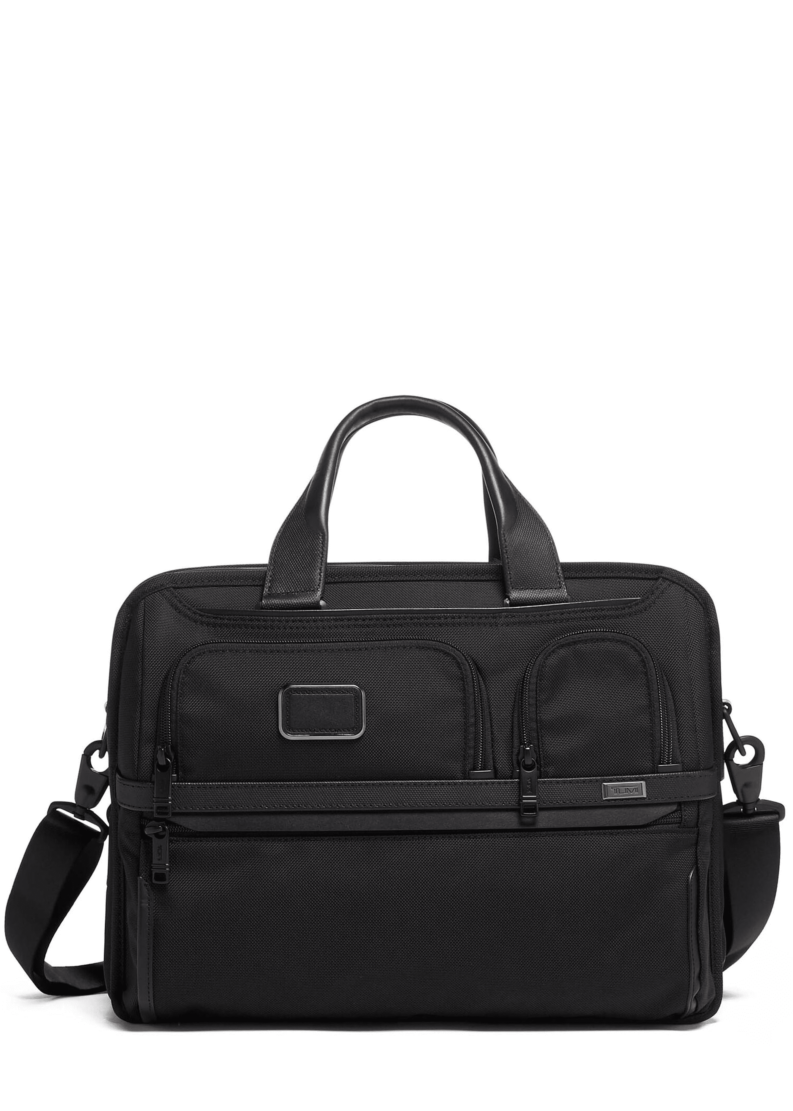 Alpha 3 Expandable Organiser Laptop Brief - Black