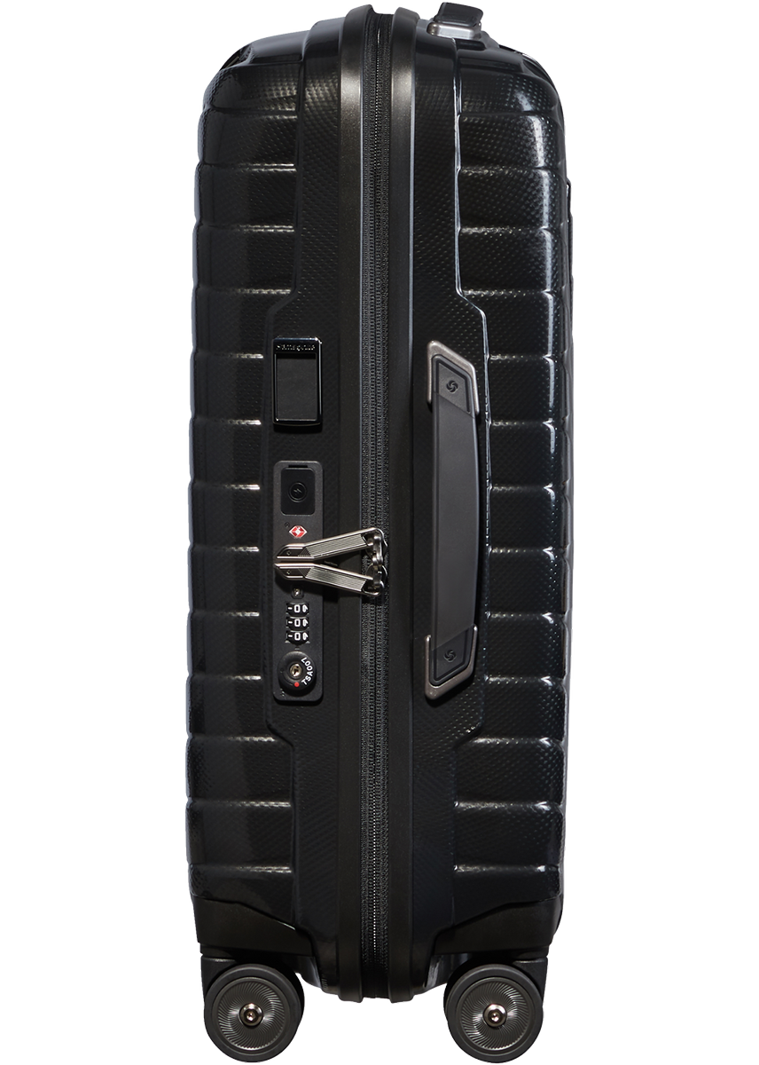 PROXIS 55cm (20/23cm USB) Spinner Expandable (4 wheels) - Black