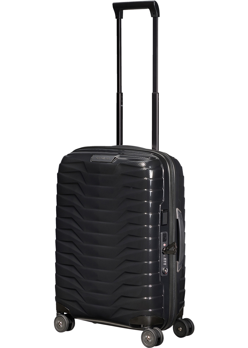 PROXIS 55cm (20/23cm USB) Spinner Expandable (4 wheels) - Black