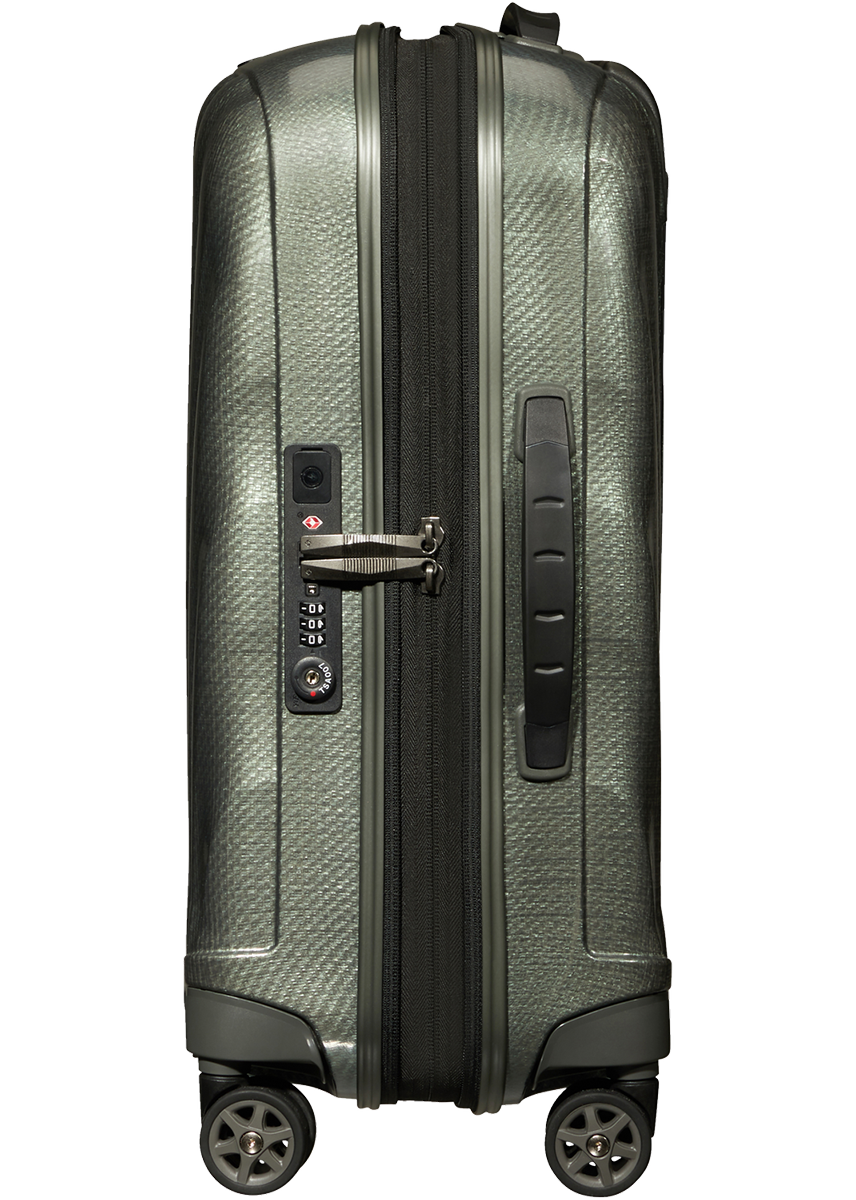 C-Lite Spinner (4 wheels) 55cm Expandable Cabin - Metallic Green