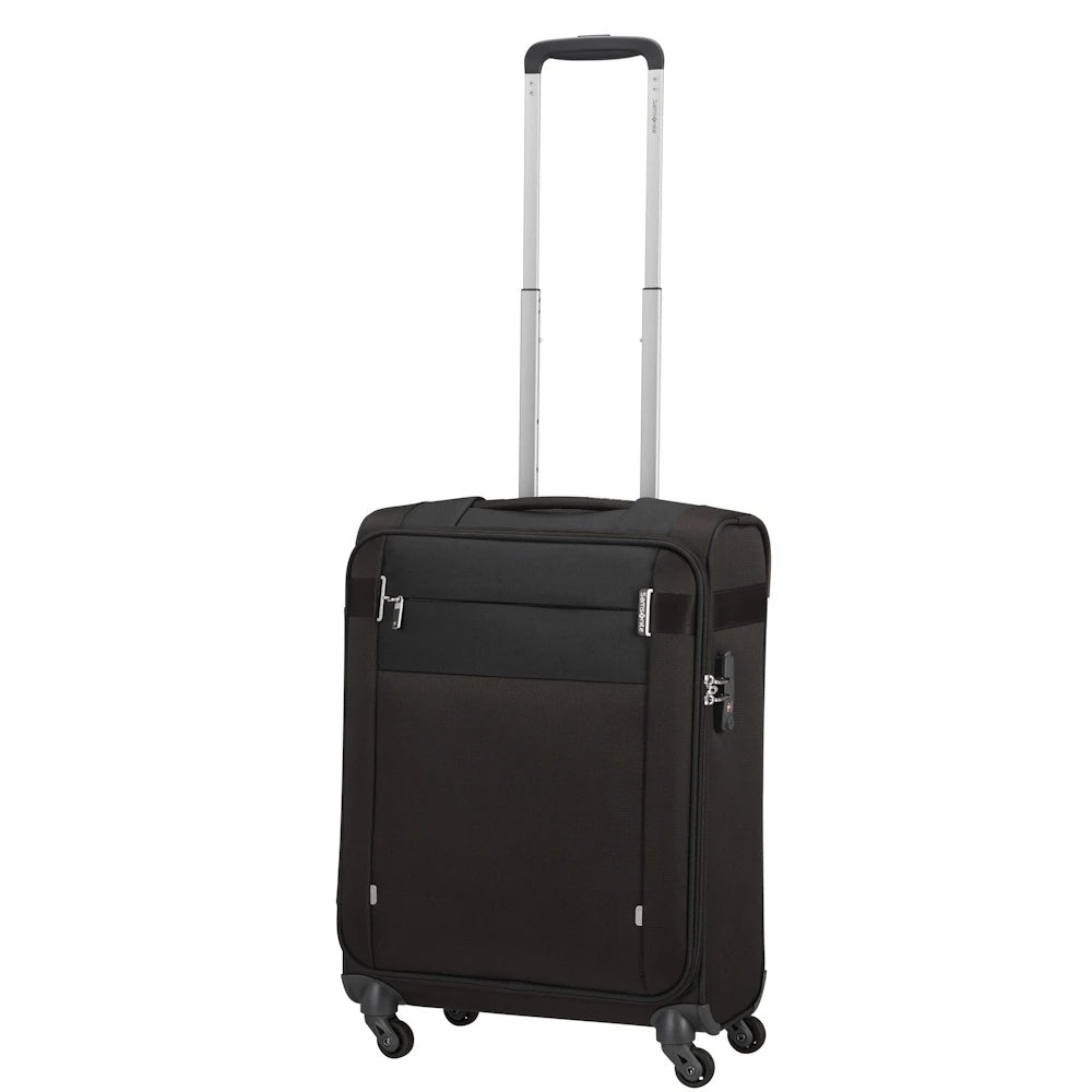 Citybeat 2 Piece Luggage Set (55cm & 78cm) - Black