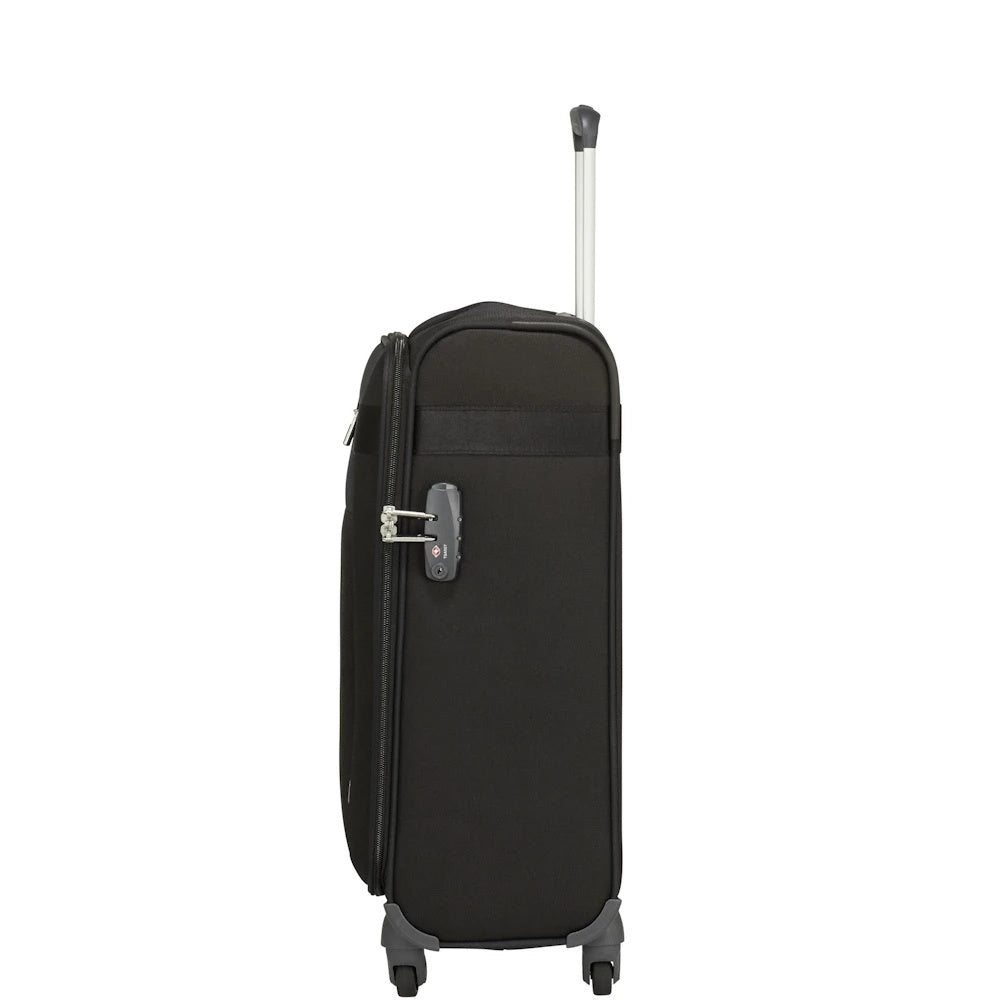 Citybeat 2 Piece Luggage Set (55cm & 78cm) - Black