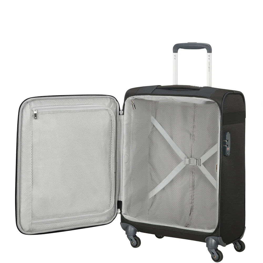 Citybeat 2 Piece Luggage Set (55cm & 78cm) - Black