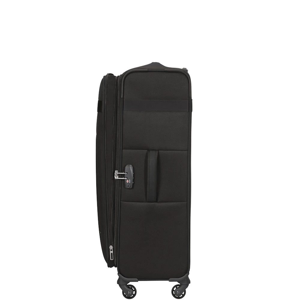 Citybeat 2 Piece Luggage Set (55cm & 78cm) - Black