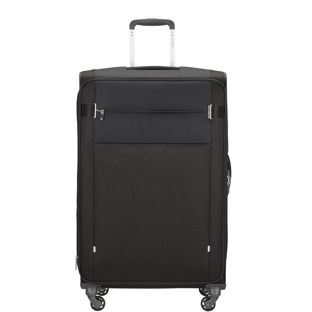 Citybeat 2 Piece Luggage Set (55cm & 78cm) - Black
