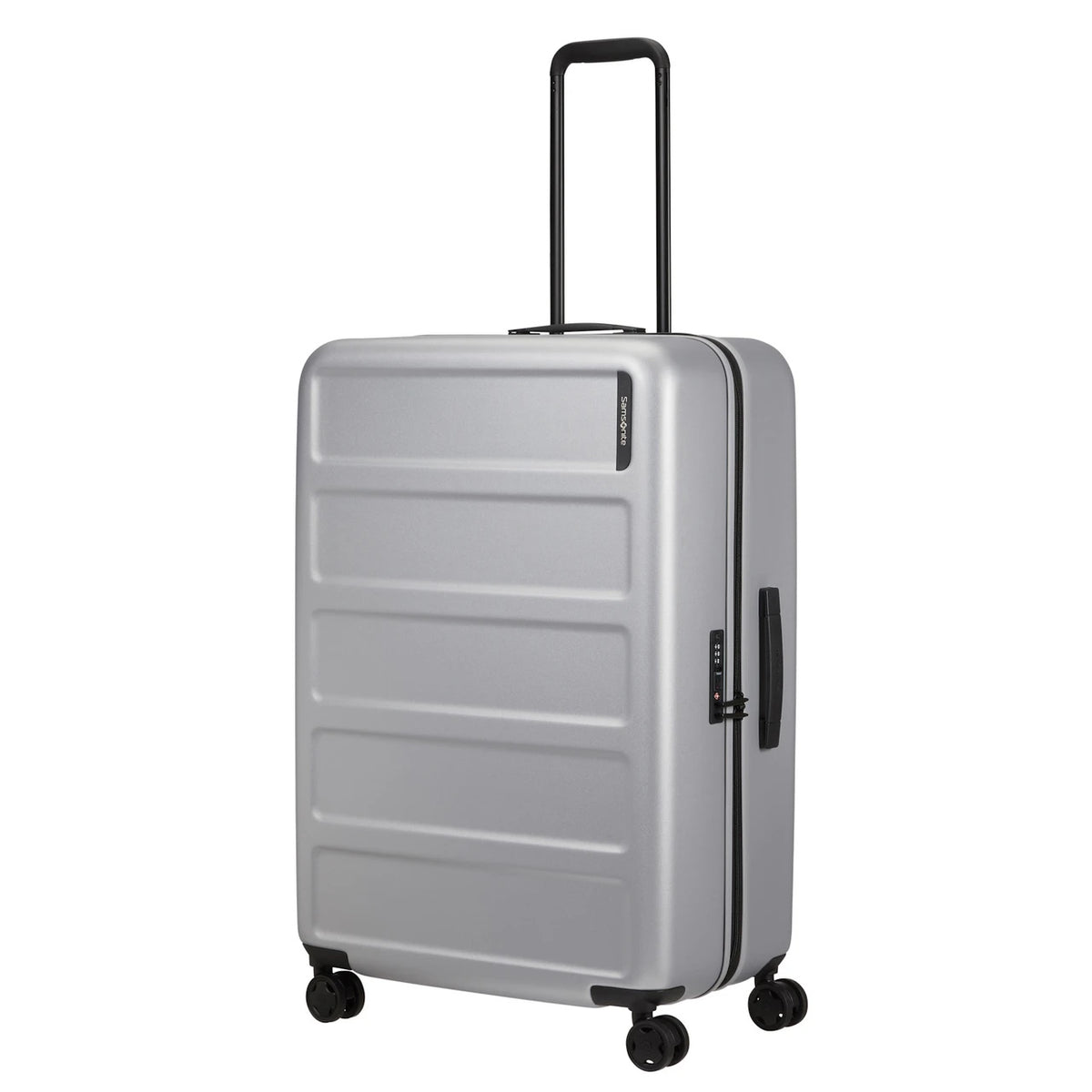 Quadrix 2 Piece Luggage Set (55cm & 75cm) - Silver