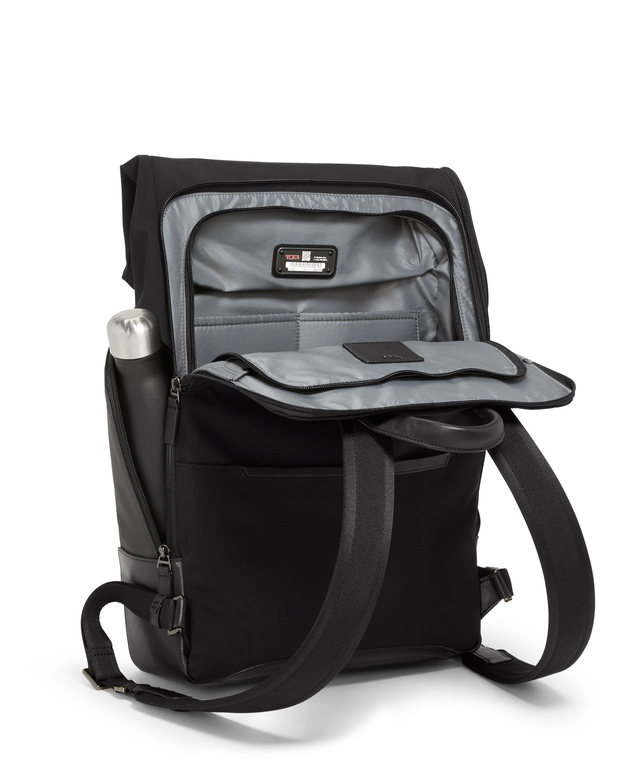 Harrison Osborn Roll Top Backpack - Black