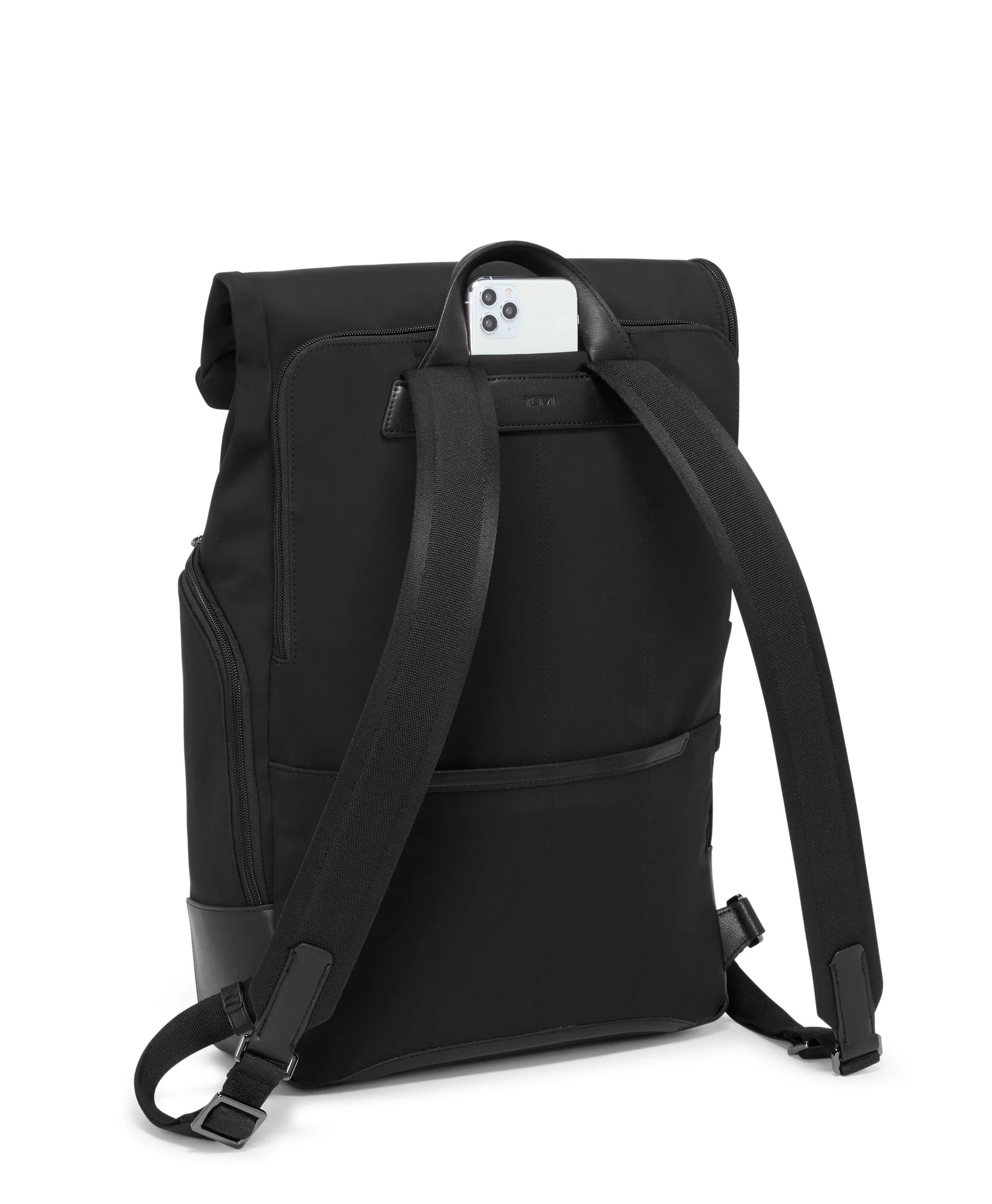 Harrison Osborn Roll Top Backpack - Black