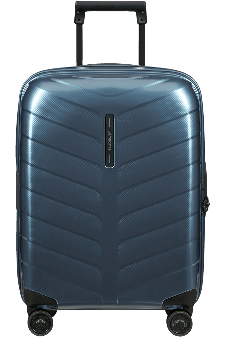 ATTRIX Spinner Expandable 4 wheels 55cm 20 23cm Steel Blue London Luggage