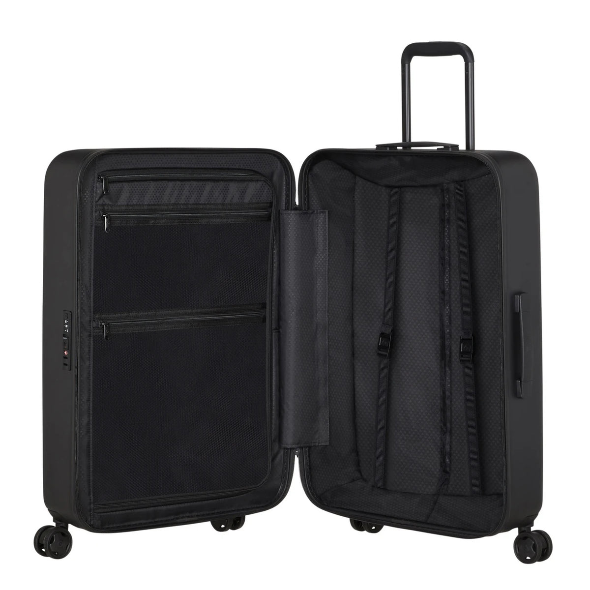 Quadrix 2 Piece Luggage Set (55cm & 75cm) - Black