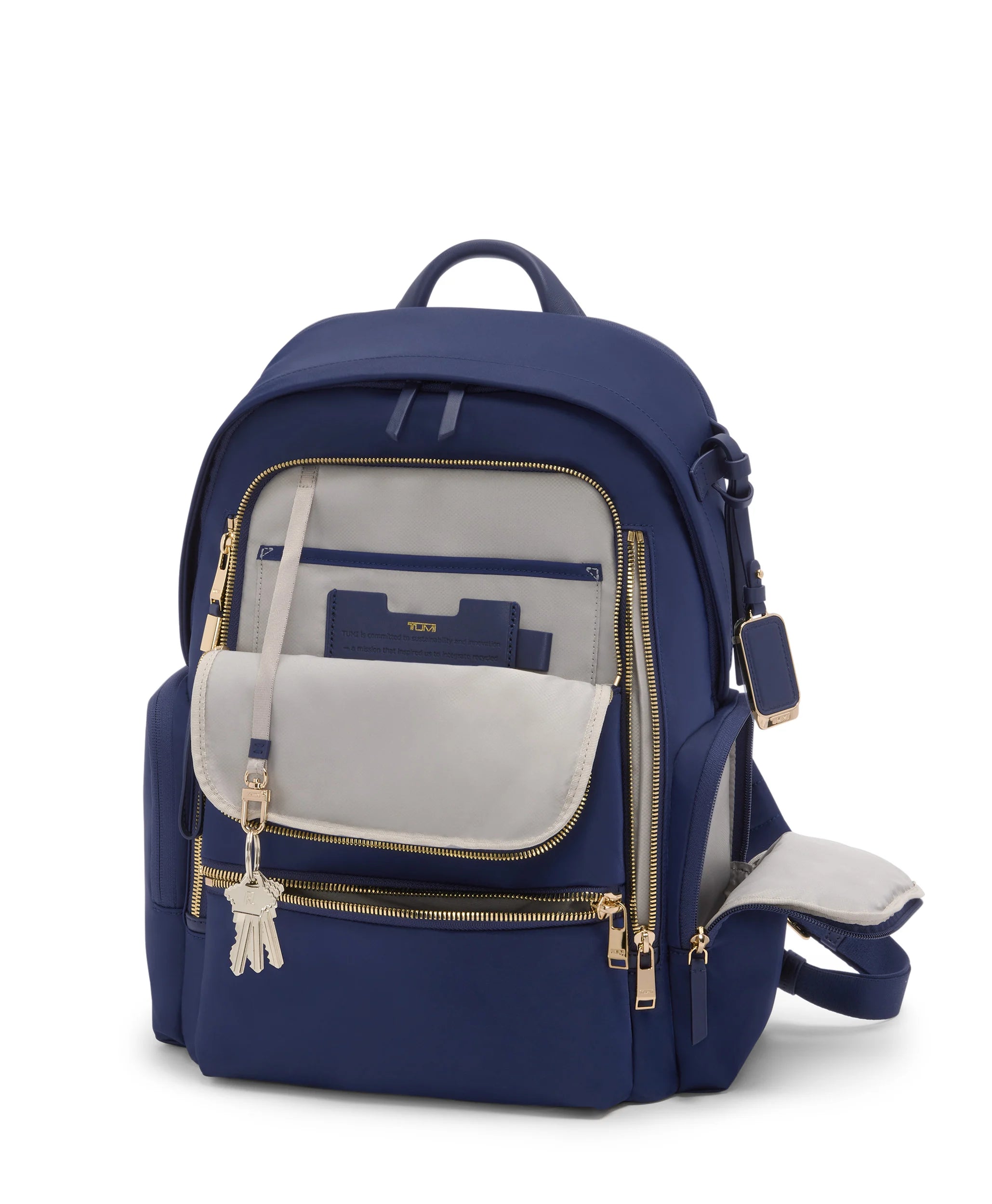 VOYAGEUR Celina Backpack - Indigo/Light Gold