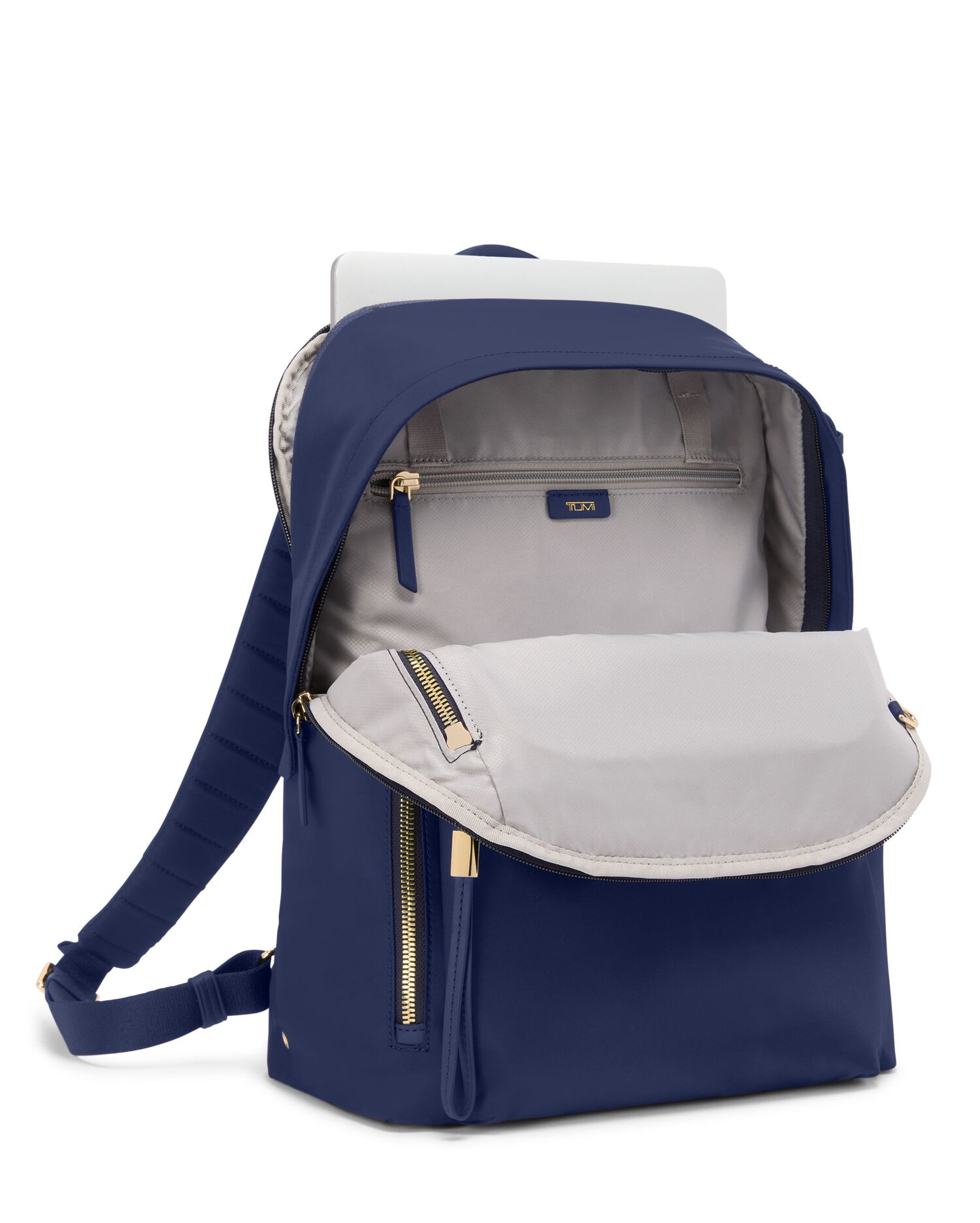 VOYAGEUR Halsey Backpack - Indigo/Light Gold