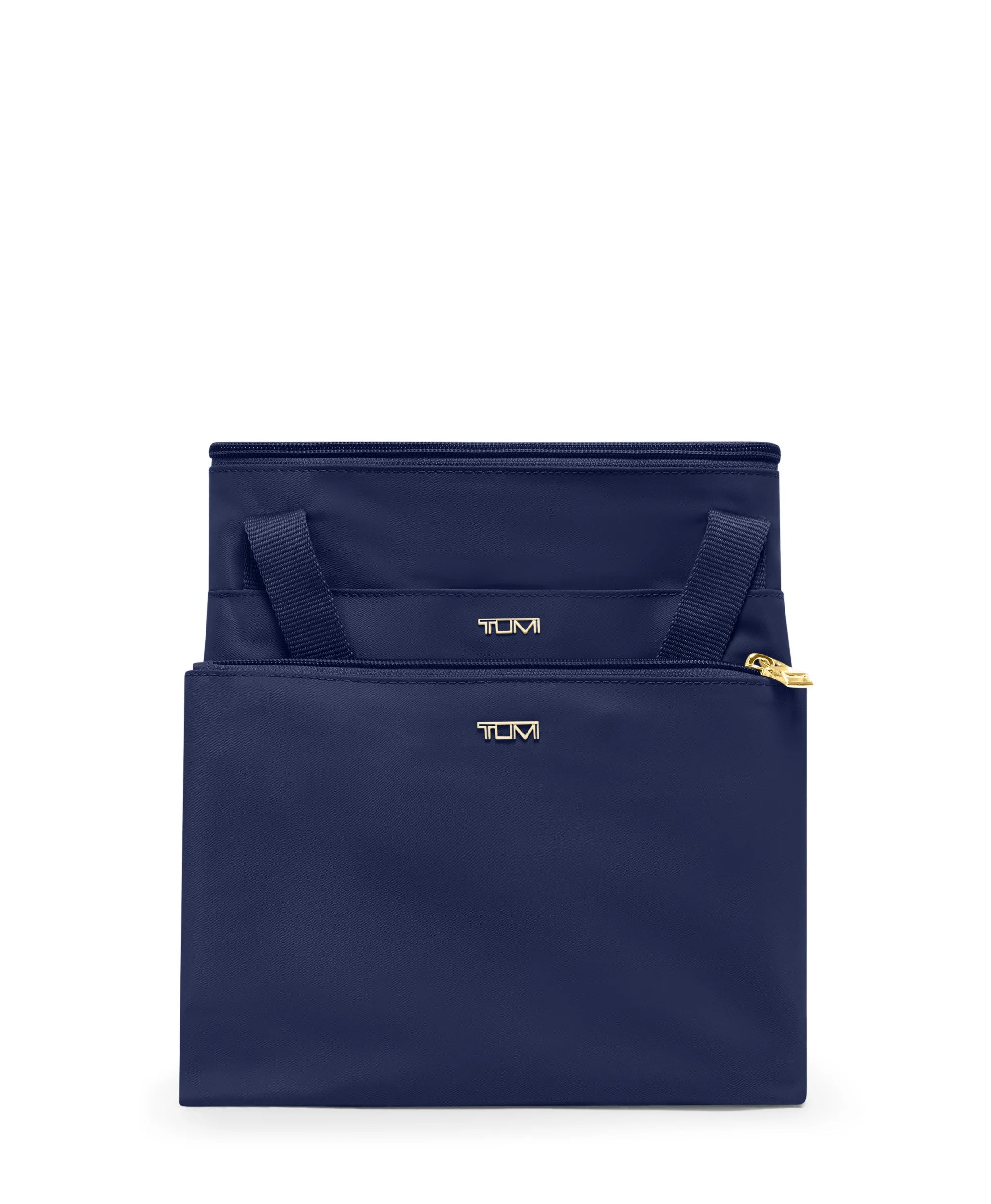 VOYAGEUR Just in Case Tote - Indigo/Light Gold