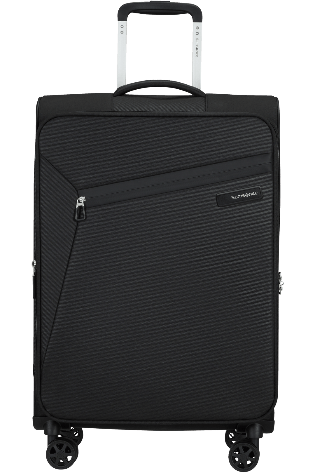 LITEBEAM Spinner Expandable 4 wheels 66cm Black London Luggage