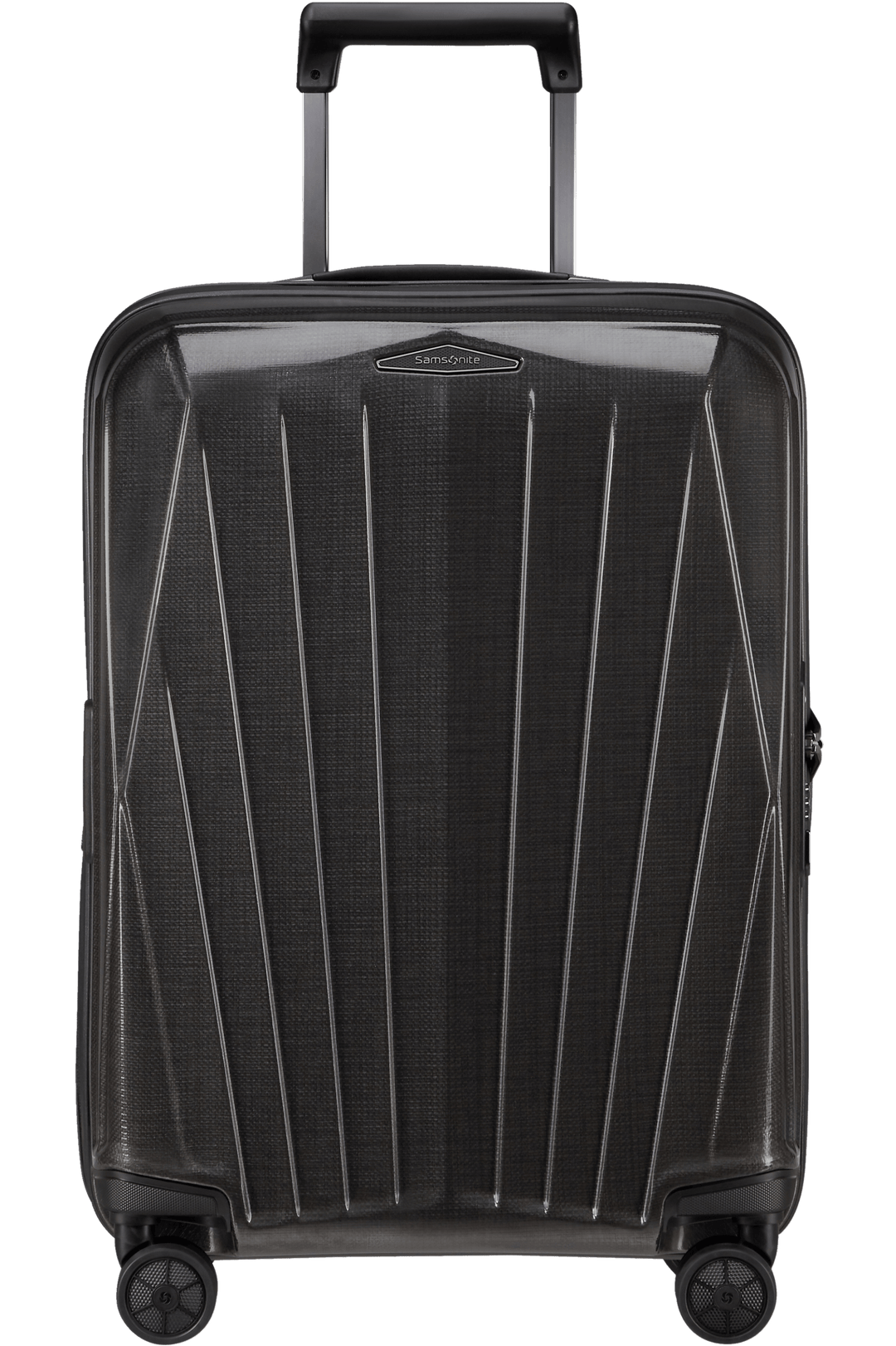 MAJOR LITE 55cm Spinner Expandable 4wheels Black London Luggage