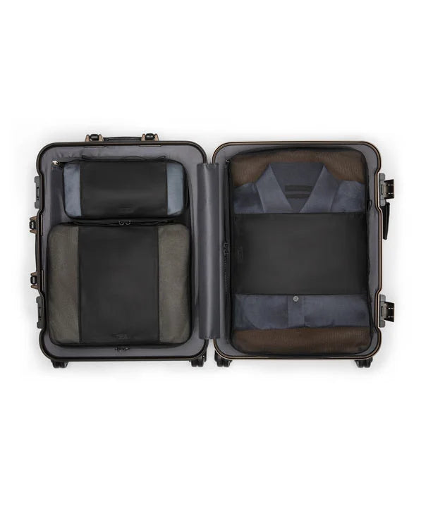 19 Degree Aluminium Continental Carry-On - Texture Gunmetal