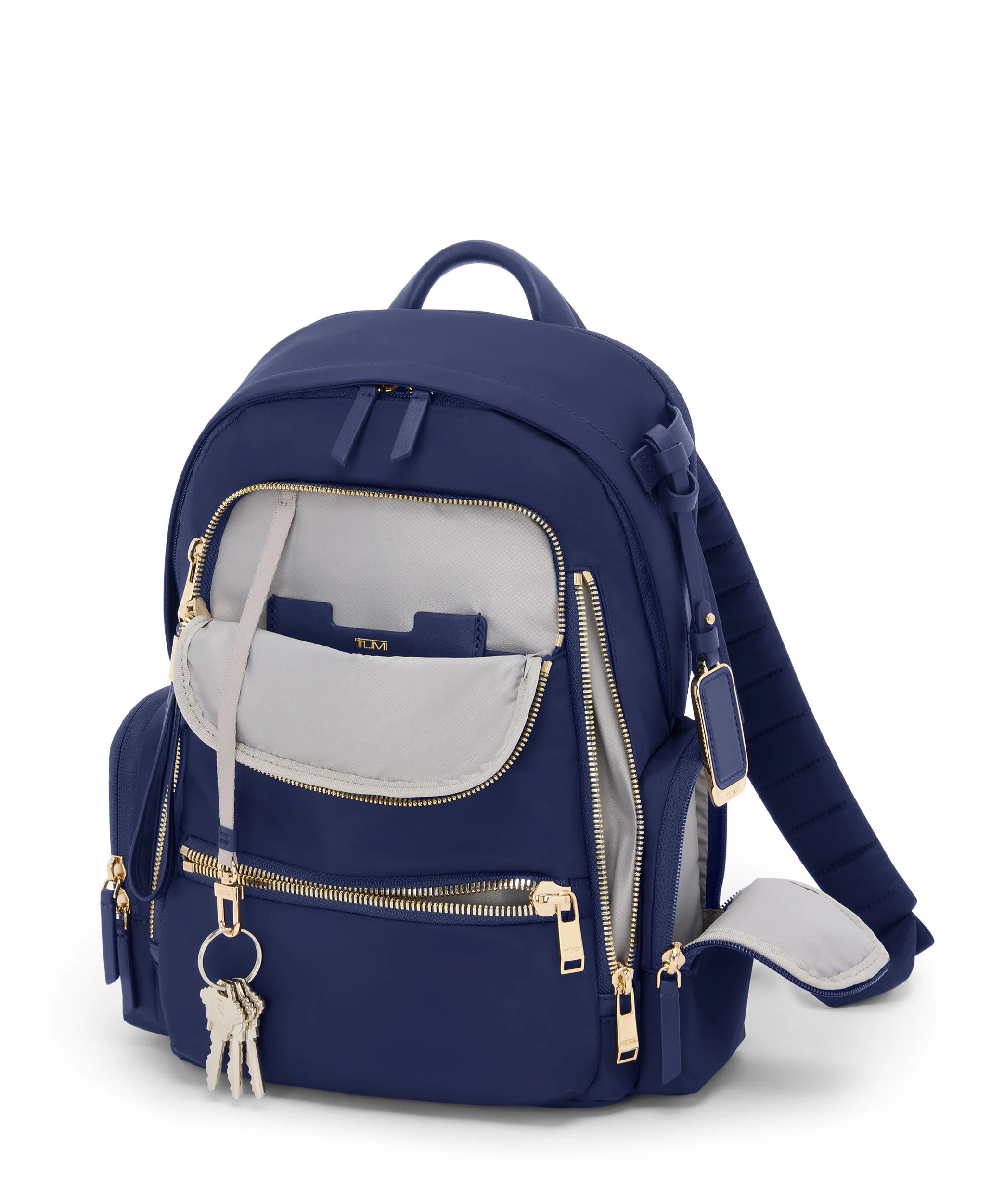 VOYAGEUR Celina Medium Backpack - Indigo/Light Gold