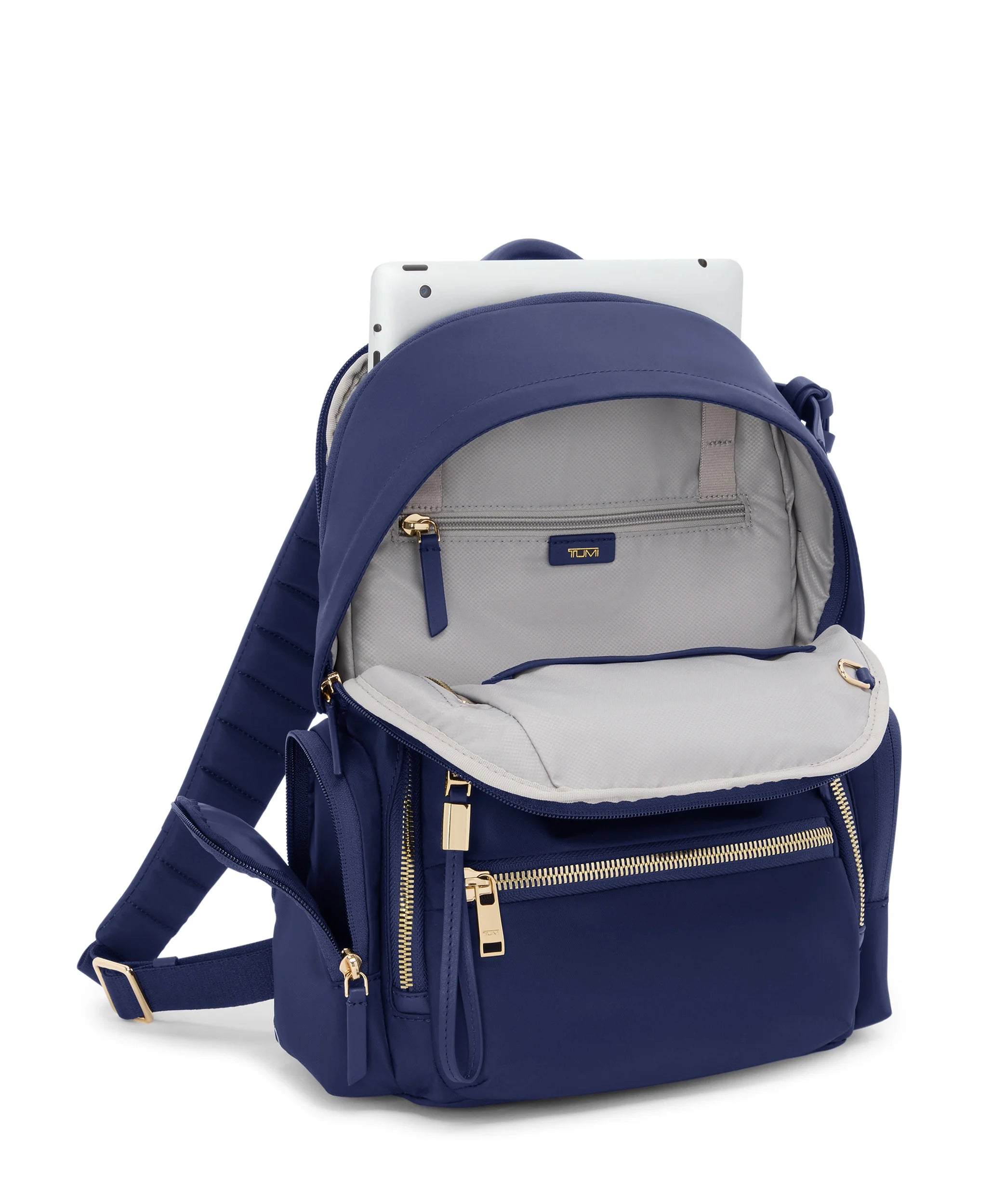 VOYAGEUR Celina Medium Backpack - Indigo/Light Gold