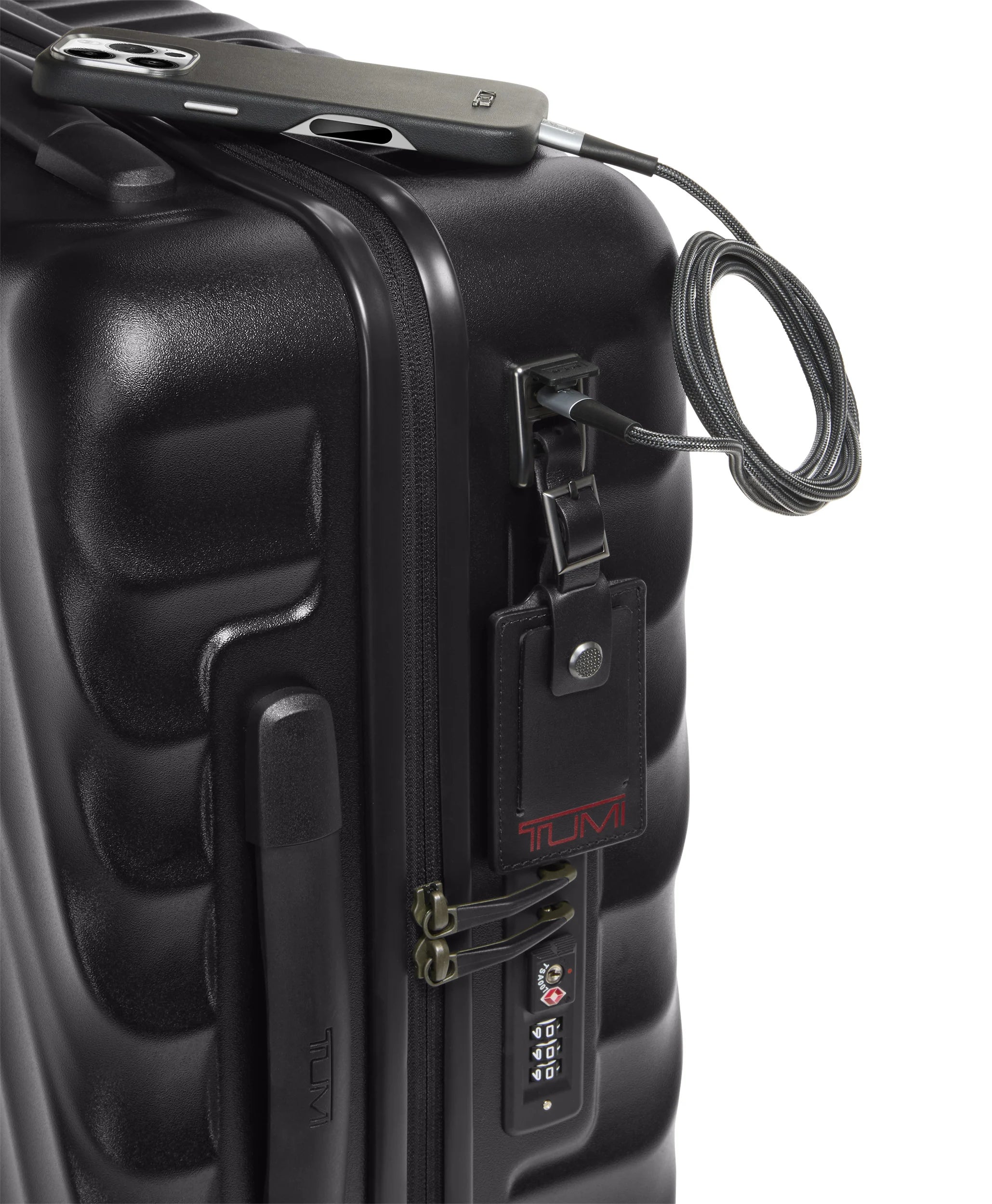 19 Degree Continental Slim Carry-On 56 cm - Black Texture