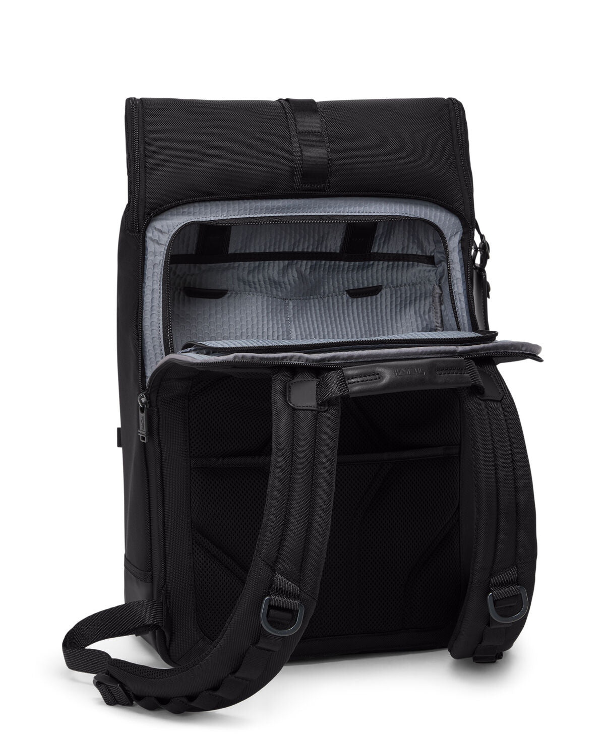Alpha Bravo Surveillance Flap Backpack - Black Ballistic