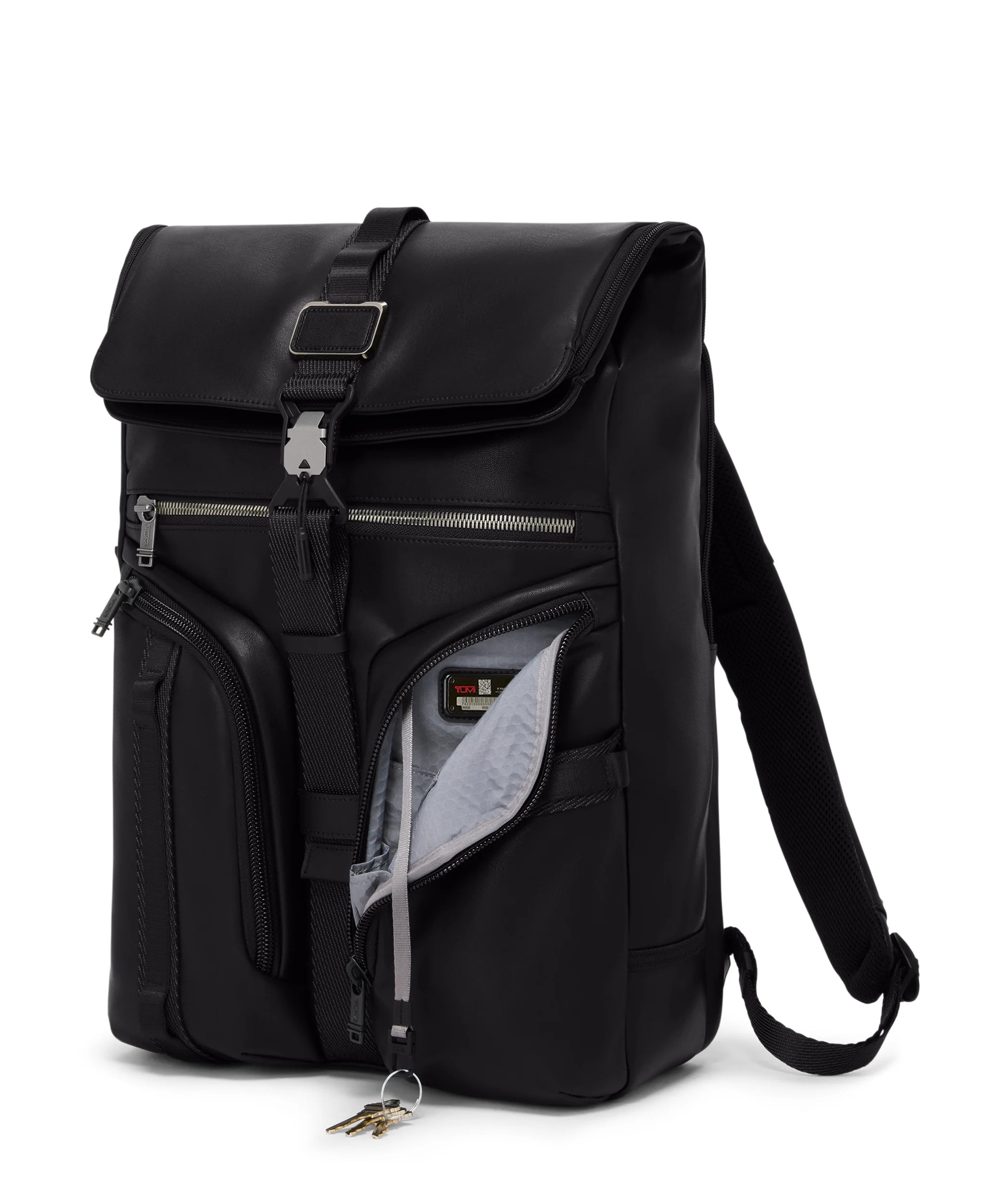 Alpha Bravo Surveillance Flap Backpack - Black