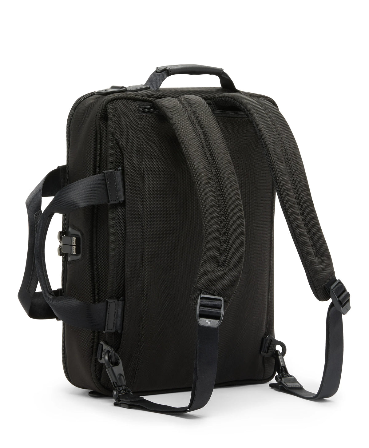 Alpha 4 Three-Way Convertible Briefcase - Black