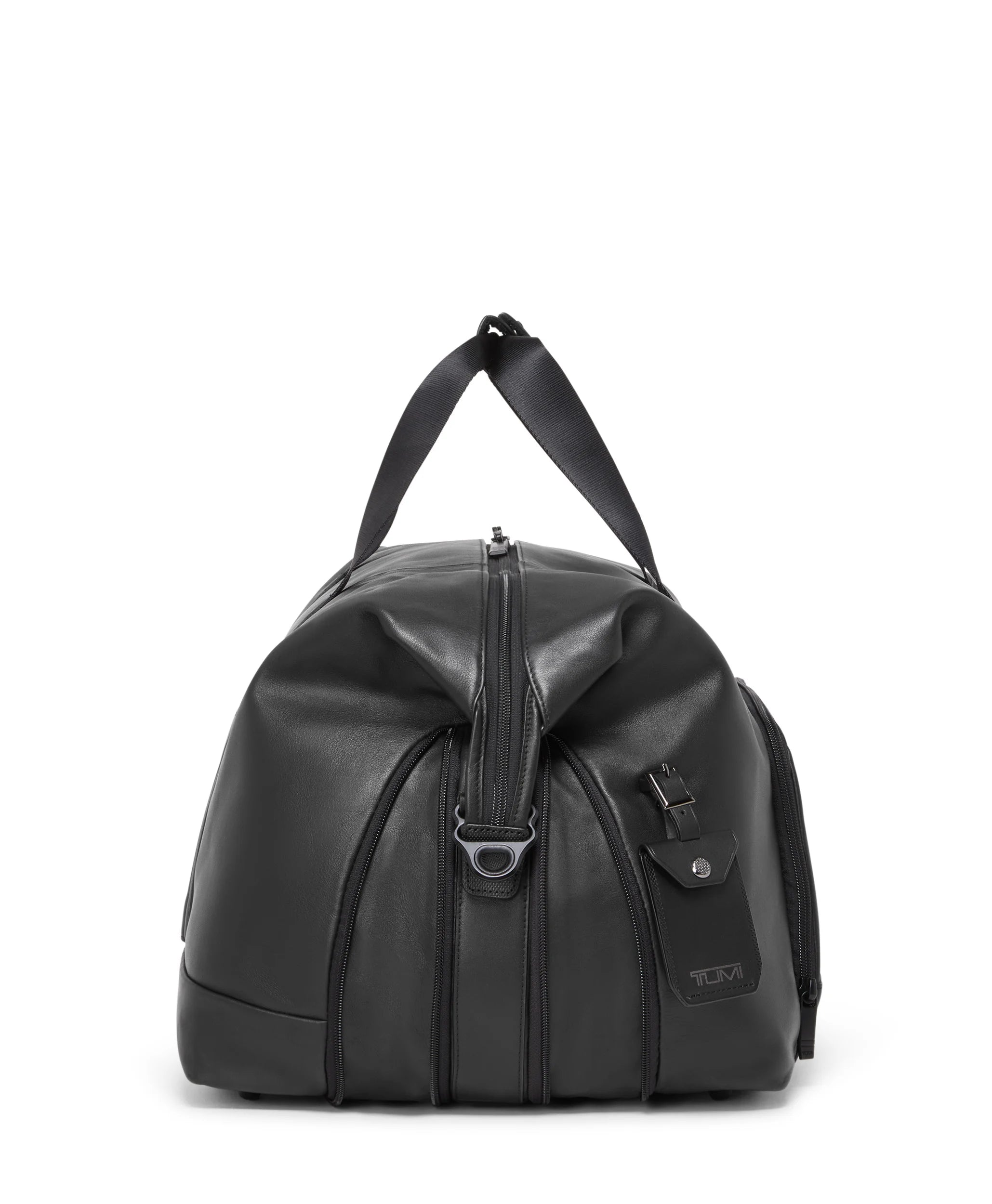 Alpha 4 Double Expansion Duffel Leather - Black