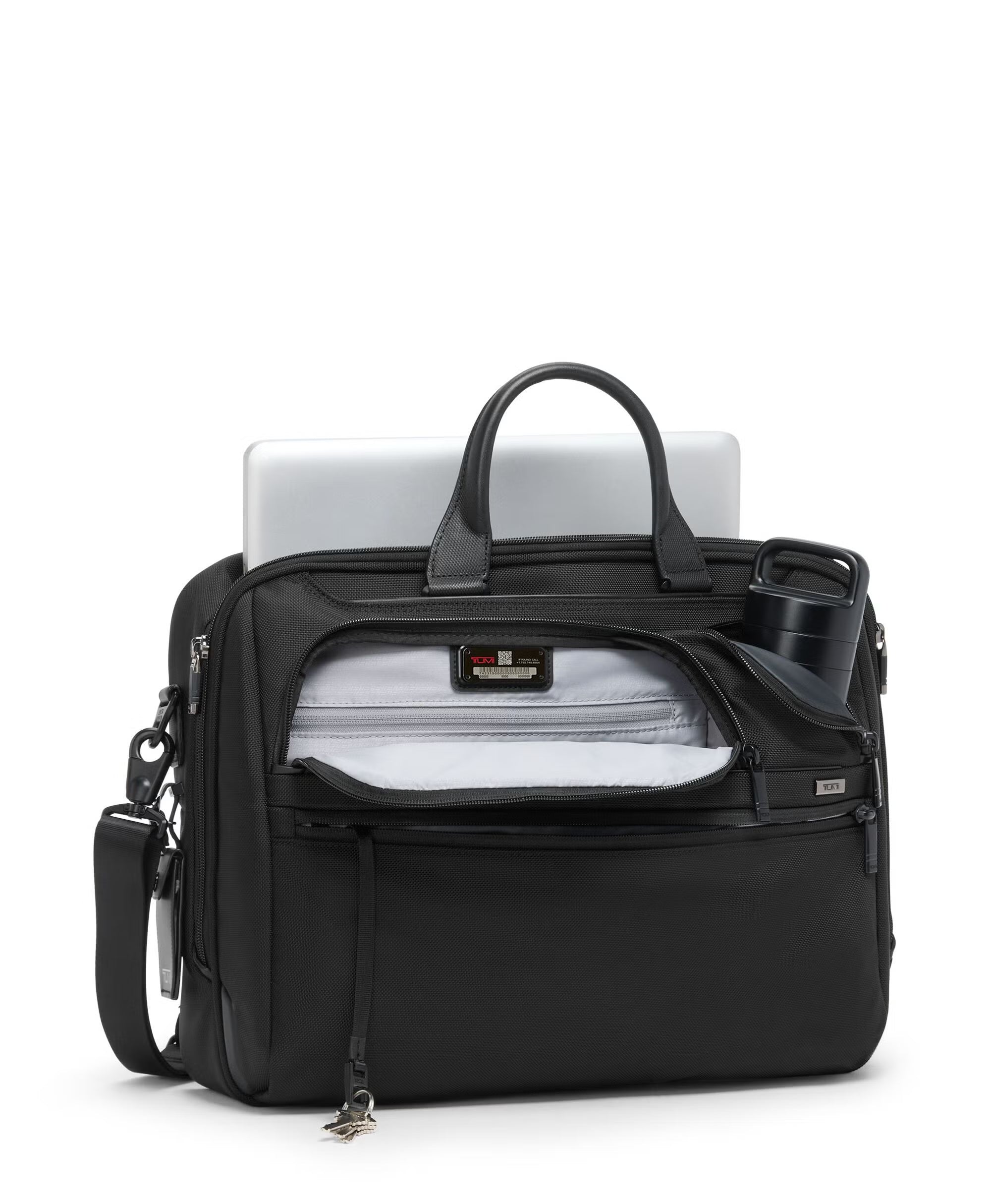 Alpha 4 Large 17" Briefcase - Black