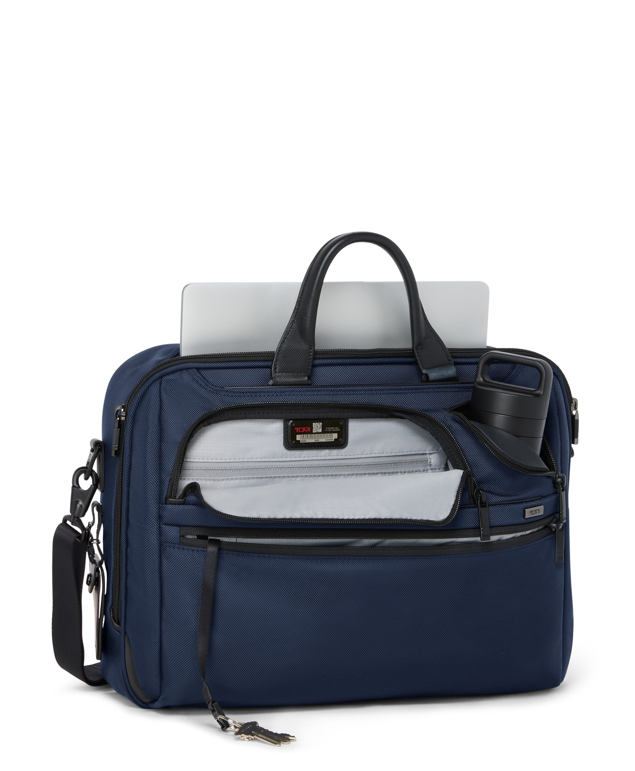 Alpha 4 Large 17" Briefcase - Navy