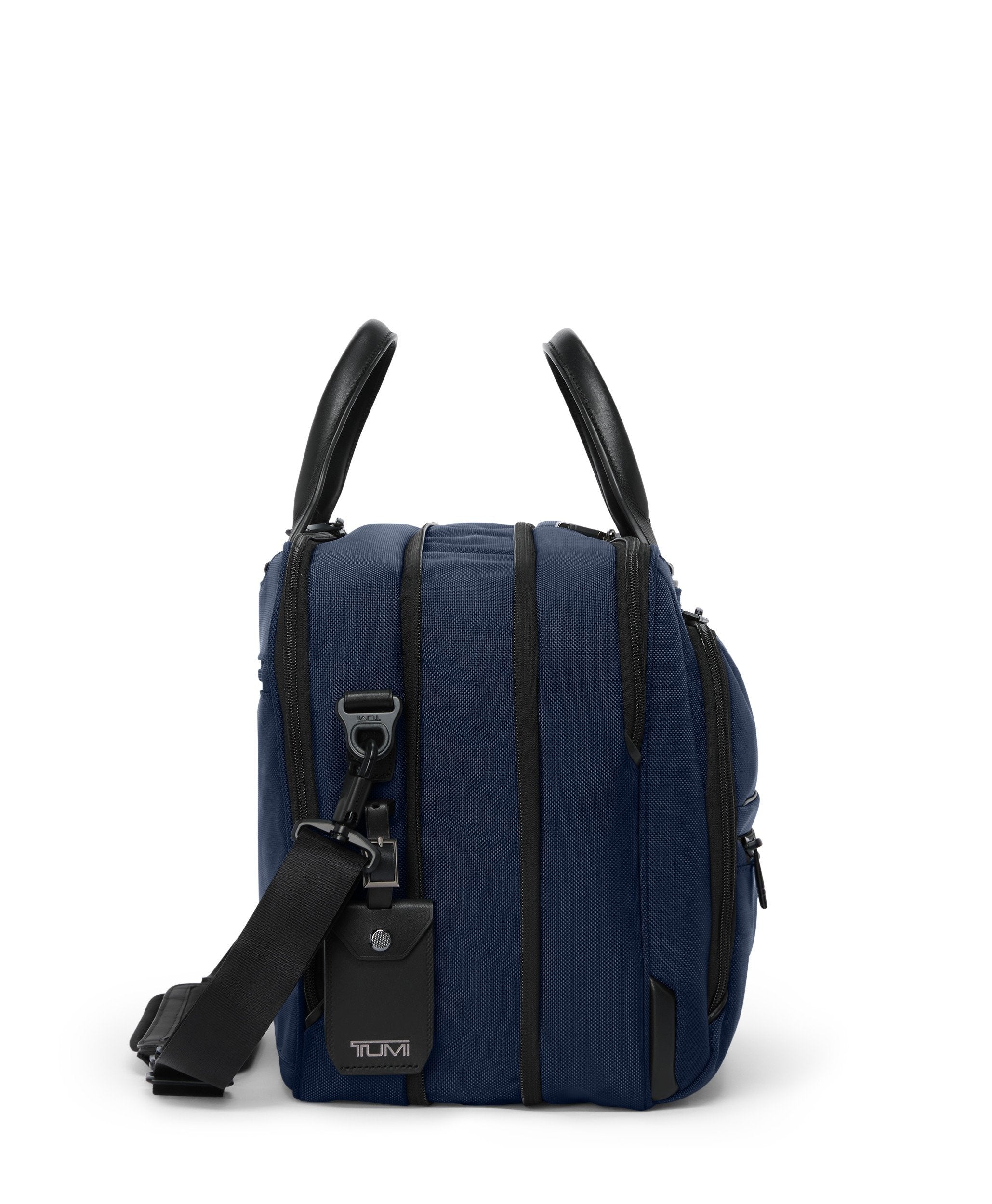 Alpha 4 Medium 15" Expandable Briefcase - Navy