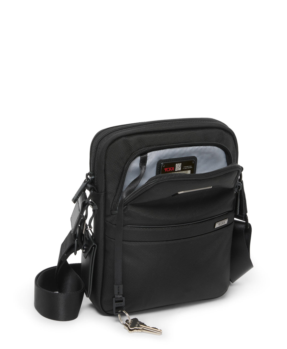Alpha 4 Medium Crossbody - Black