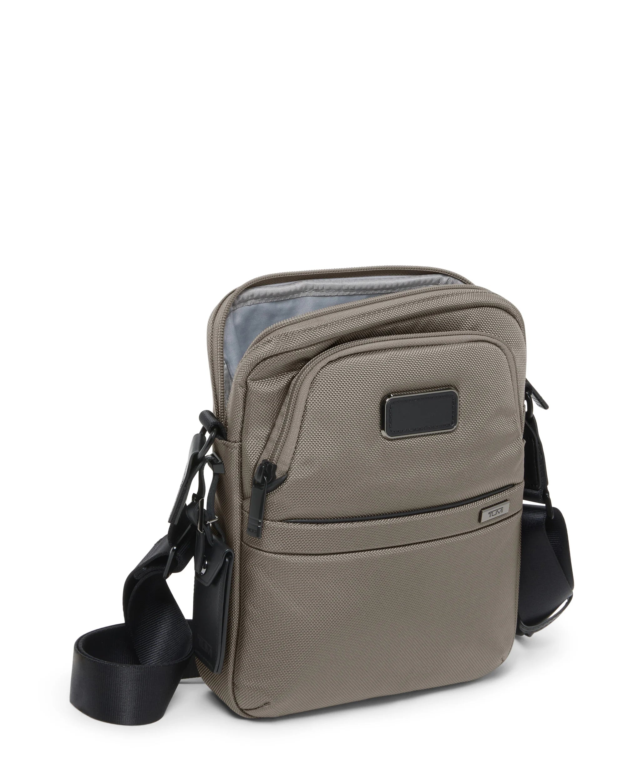 Alpha 4 Medium Crossbody - Grey Alloy