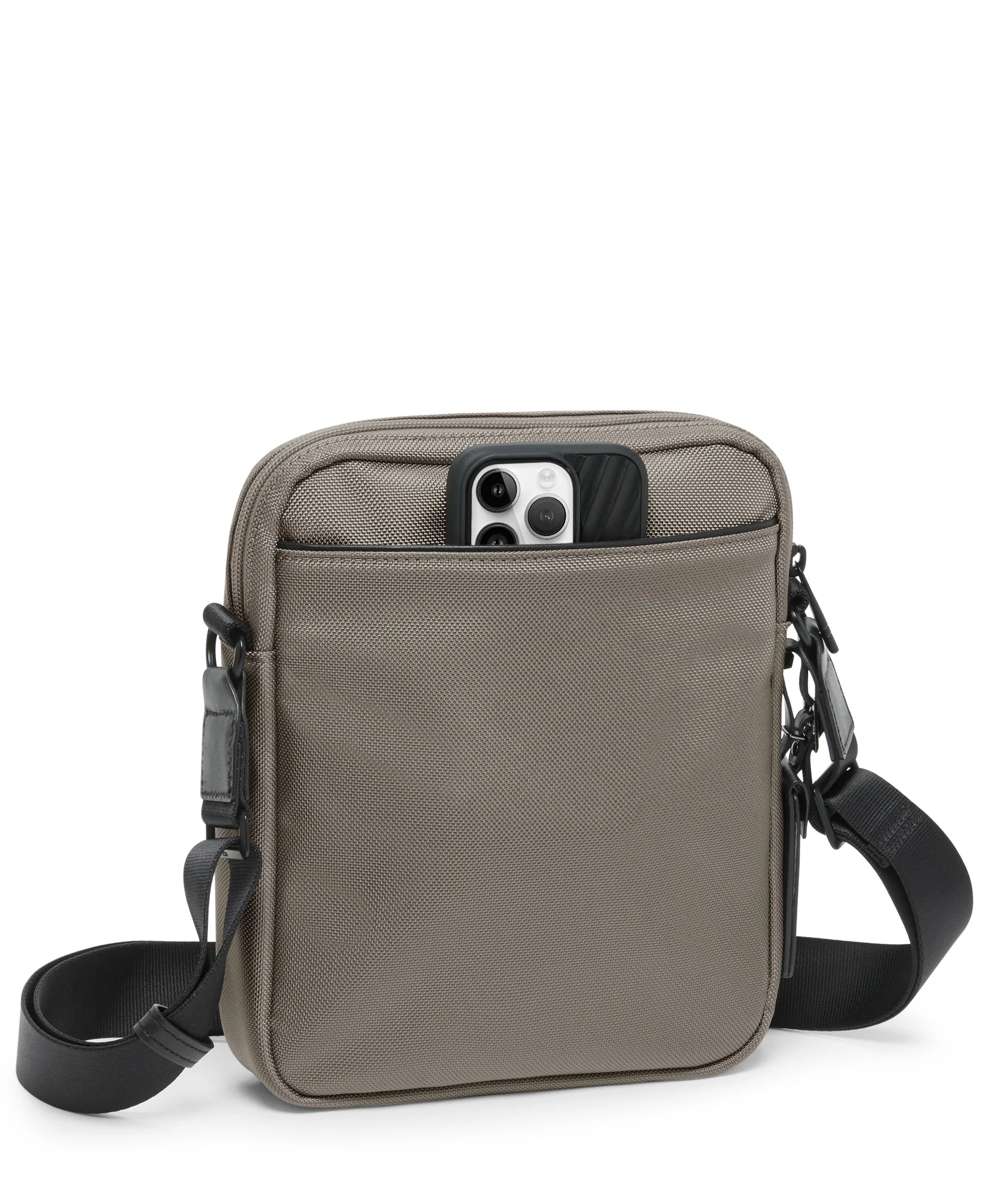 Alpha 4 Medium Crossbody - Grey Alloy
