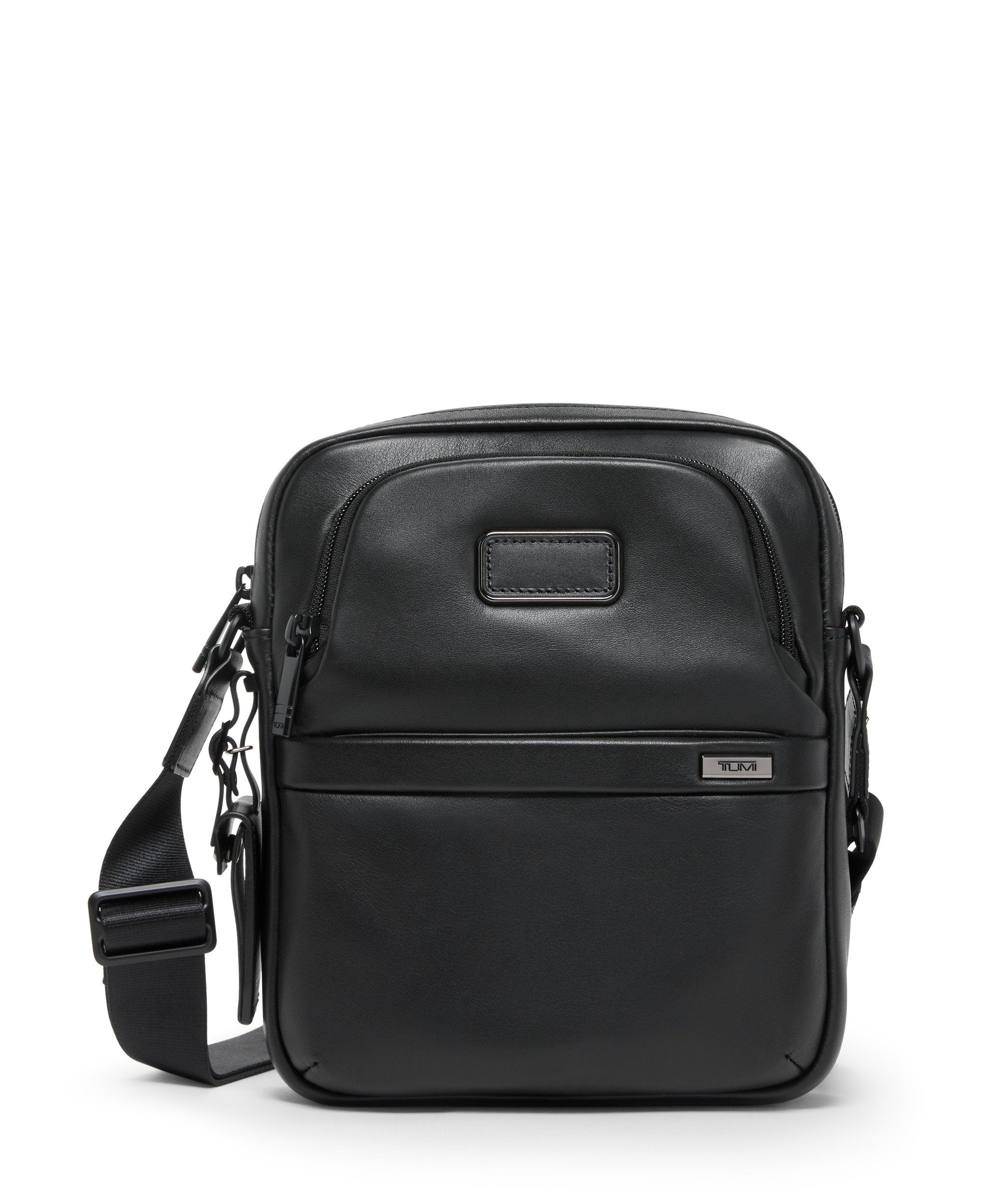 Alpha 4 Medium Crossbody Leather - Black