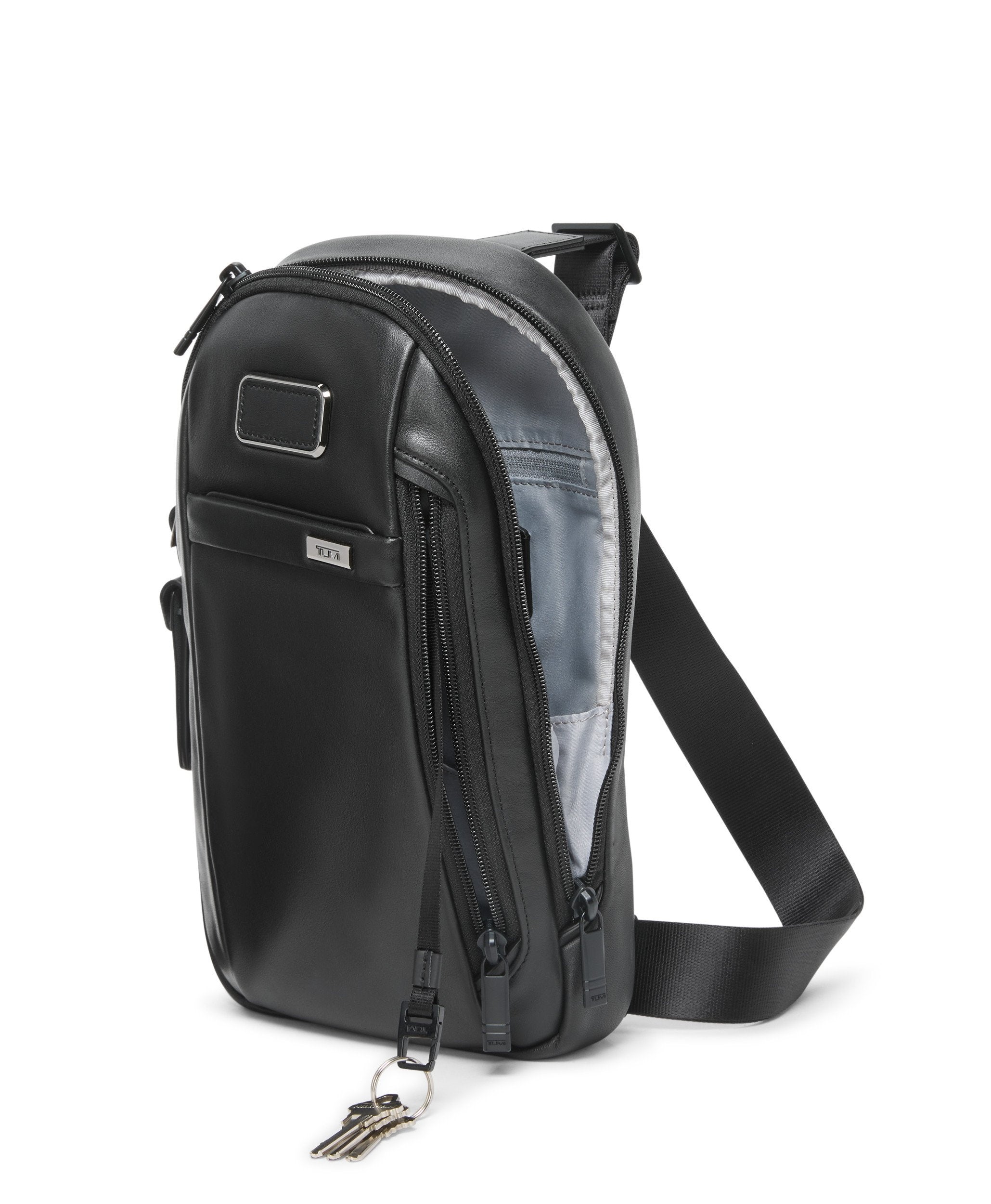Alpha 4 Sling Leather - Black