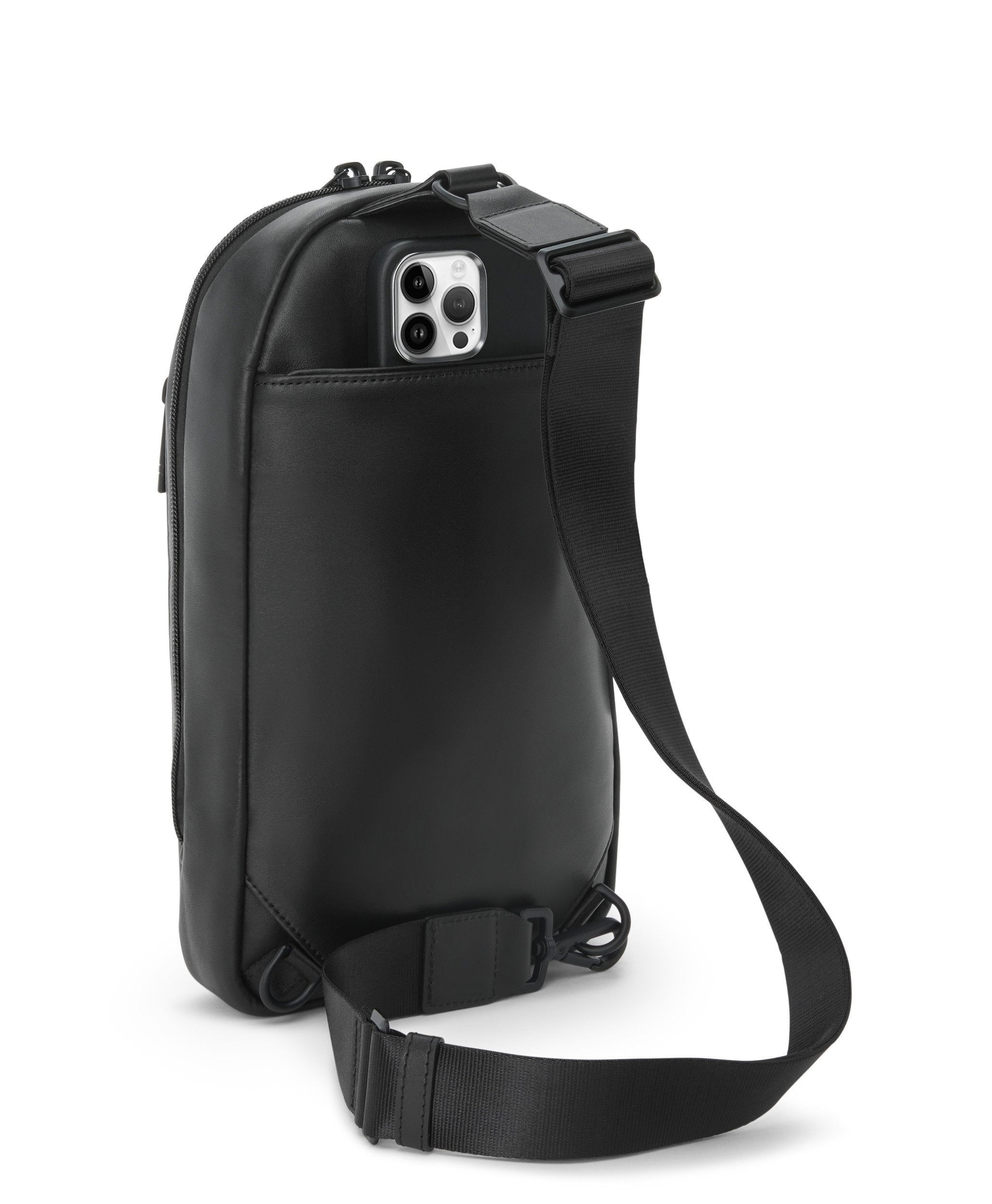 Alpha 4 Sling Leather - Black