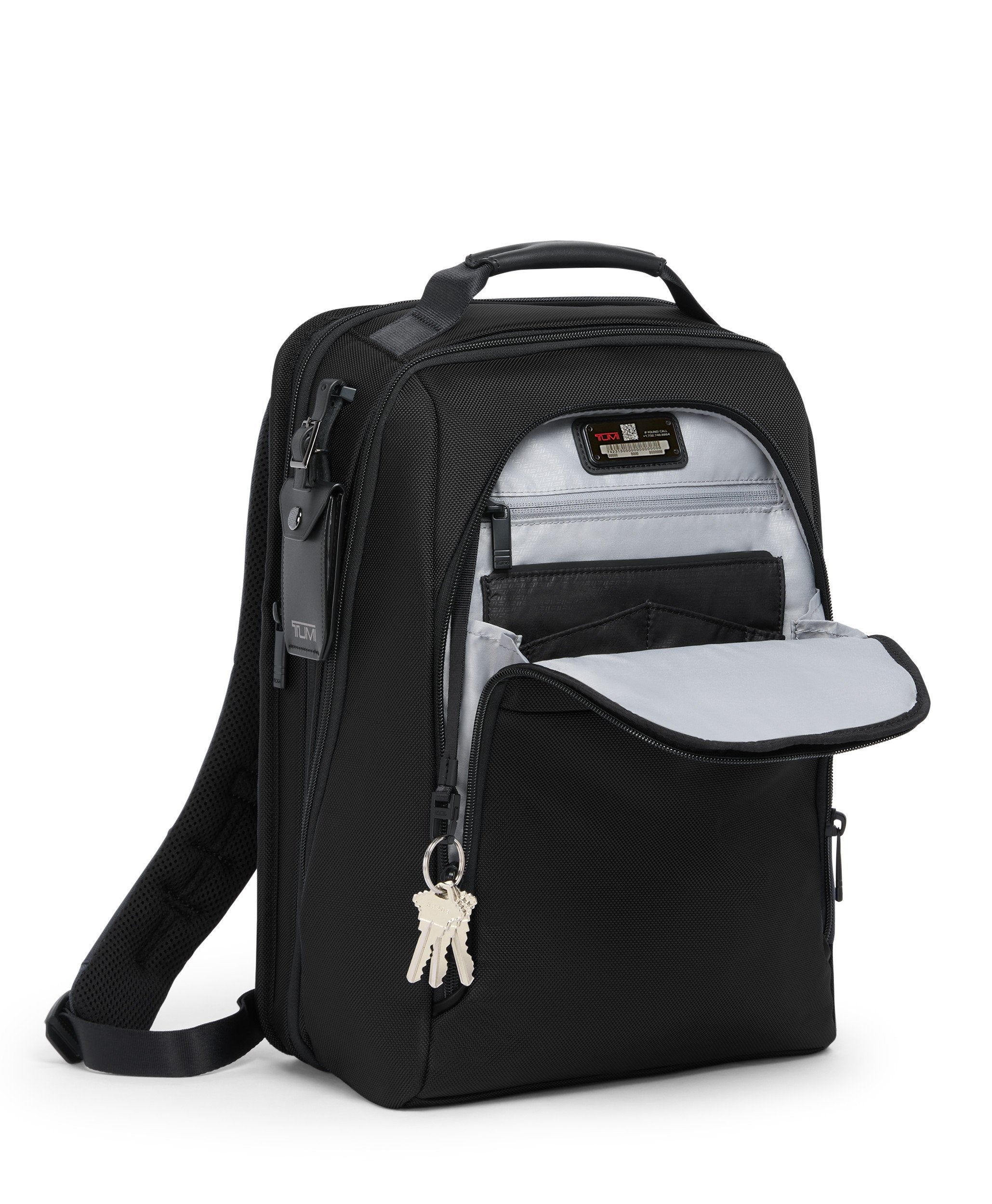 Alpha 4 Medium 15" Expandable Backpack - Black