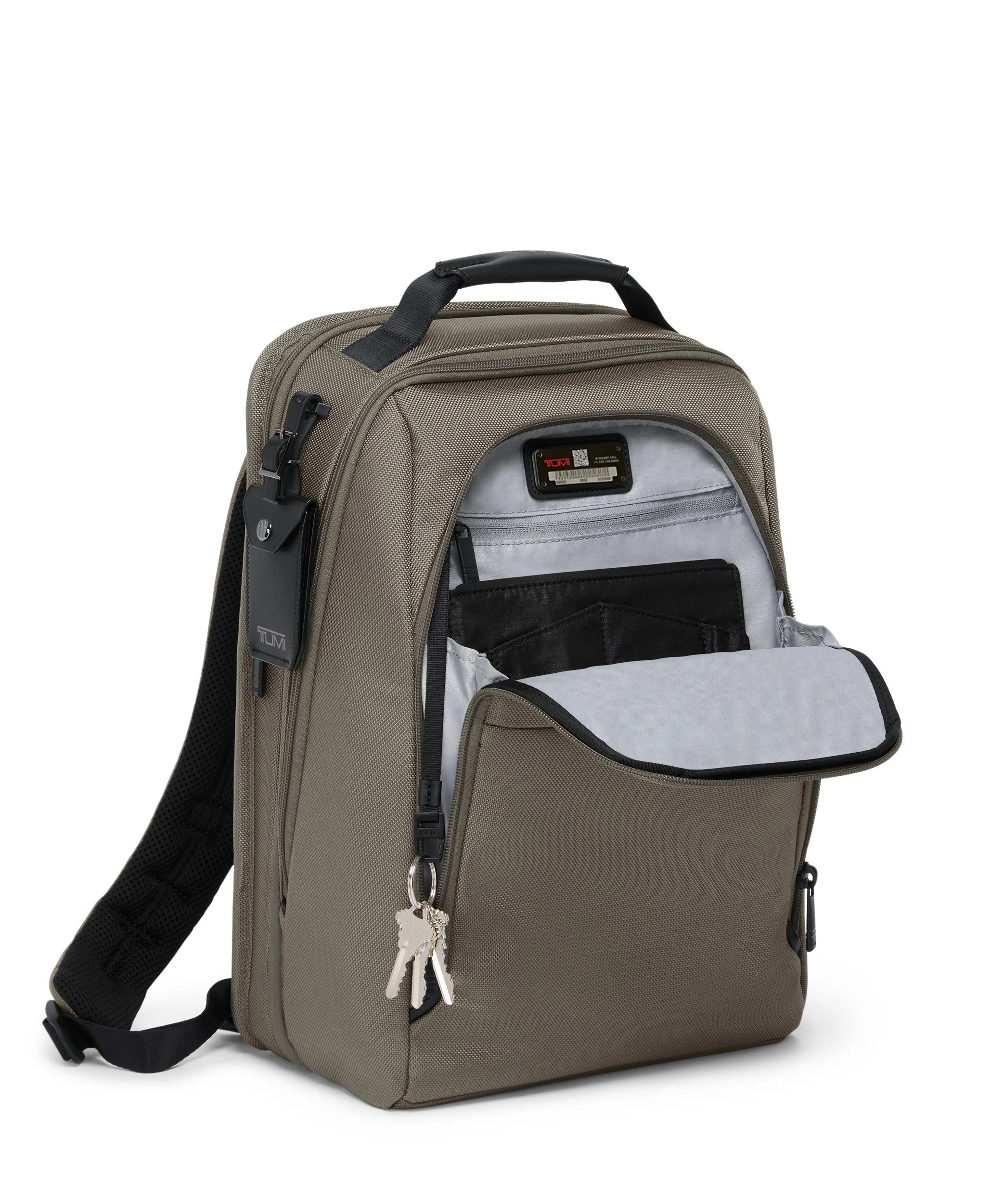 Alpha 4 Medium 15" Expandable Backpack - Grey Alloy