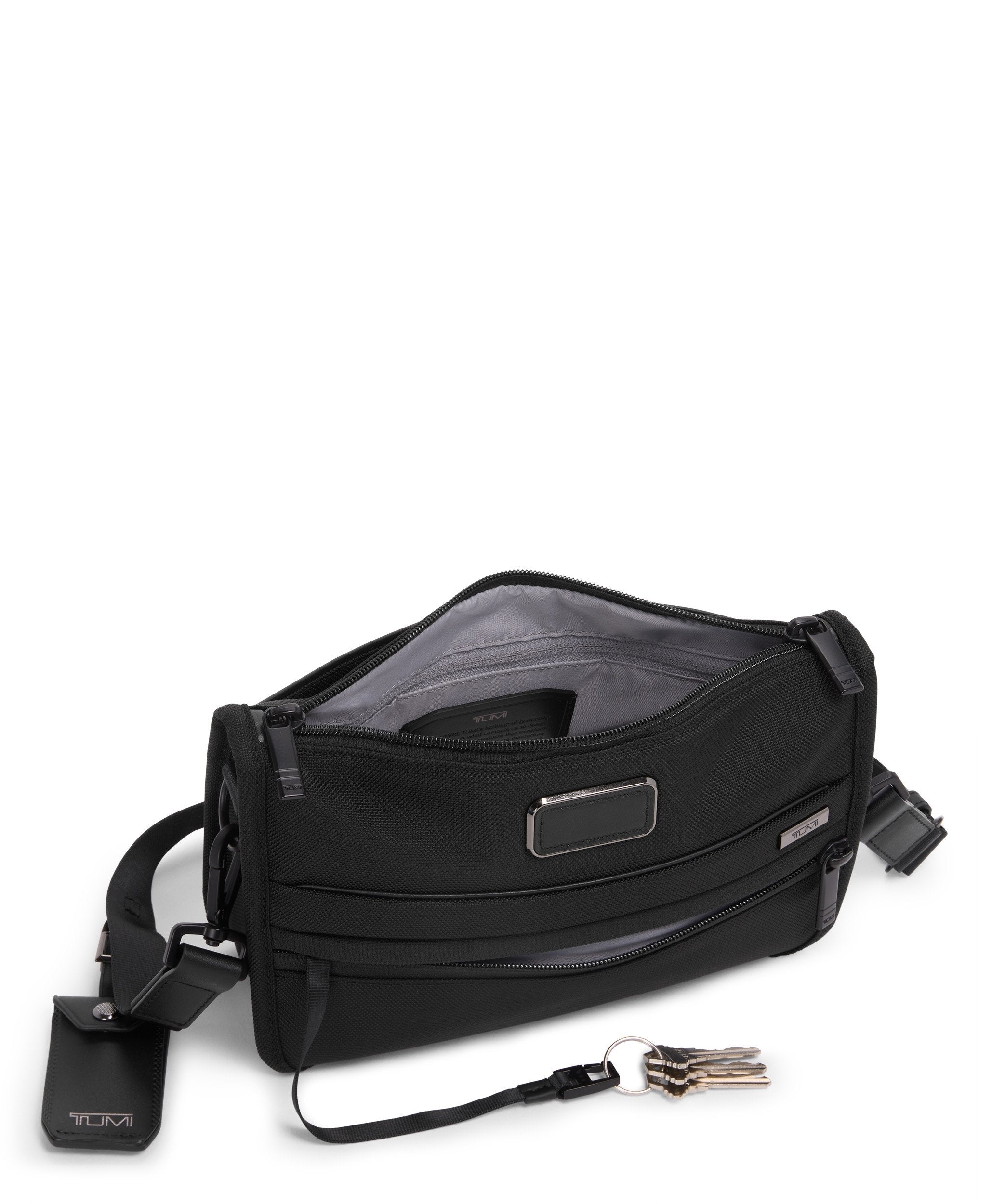 Alpha 4 Convertible Clutch Crossbody - Black