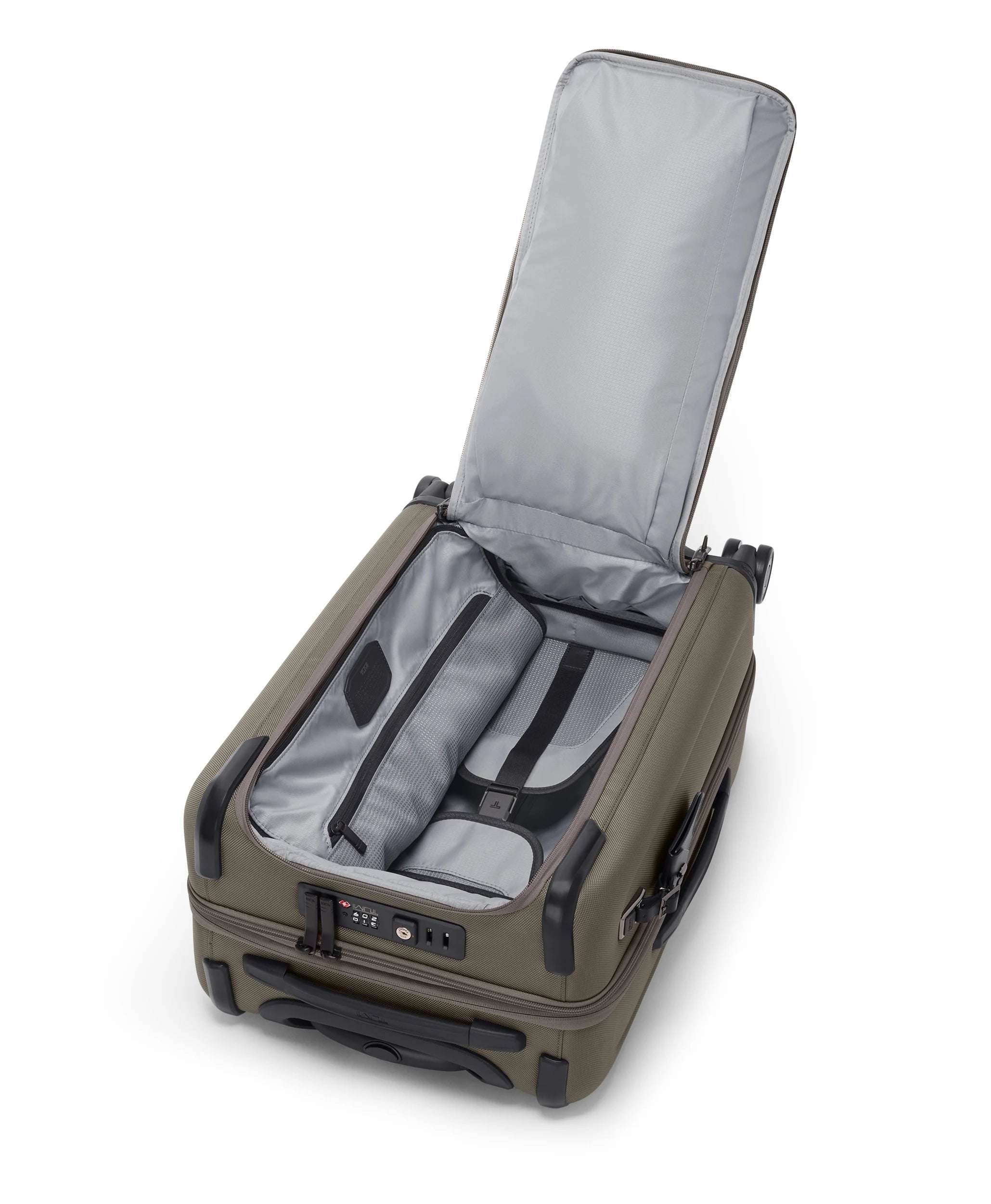 Alpha 4 Dual Access Expandable Carry-On 55 cm - Grey Alloy