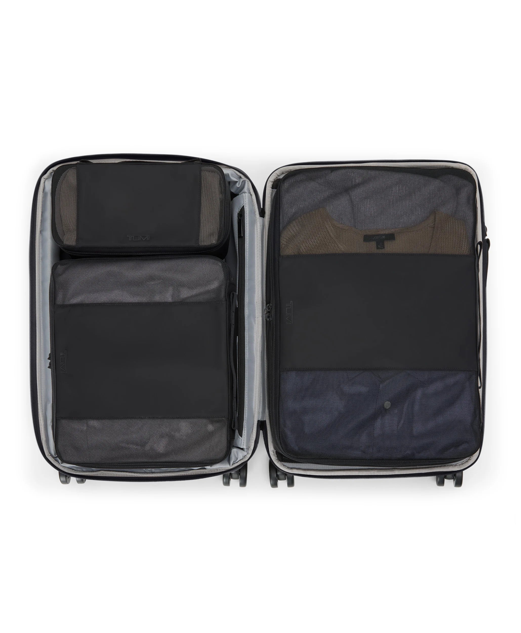 Alpha 4 Dual Access Expandable Carry-On 55 cm - Grey Alloy