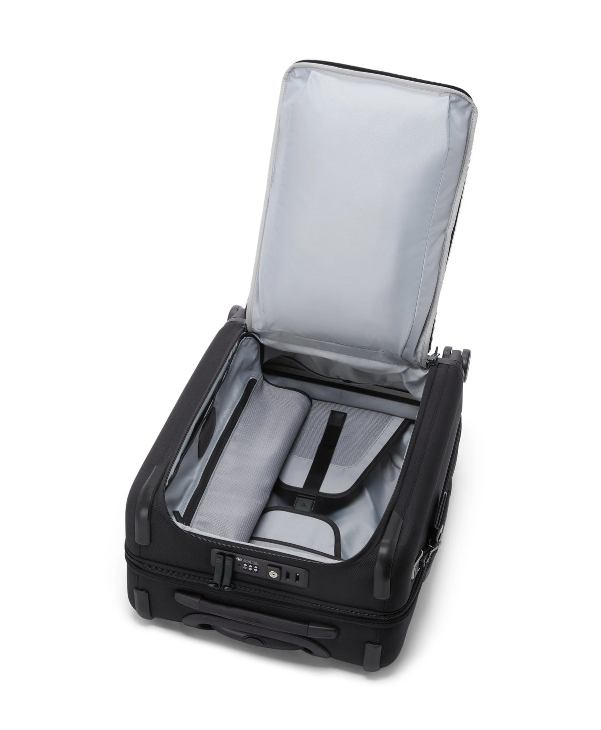 Alpha 4 Large Dual Access Expandable Carry-On 55 cm - Black
