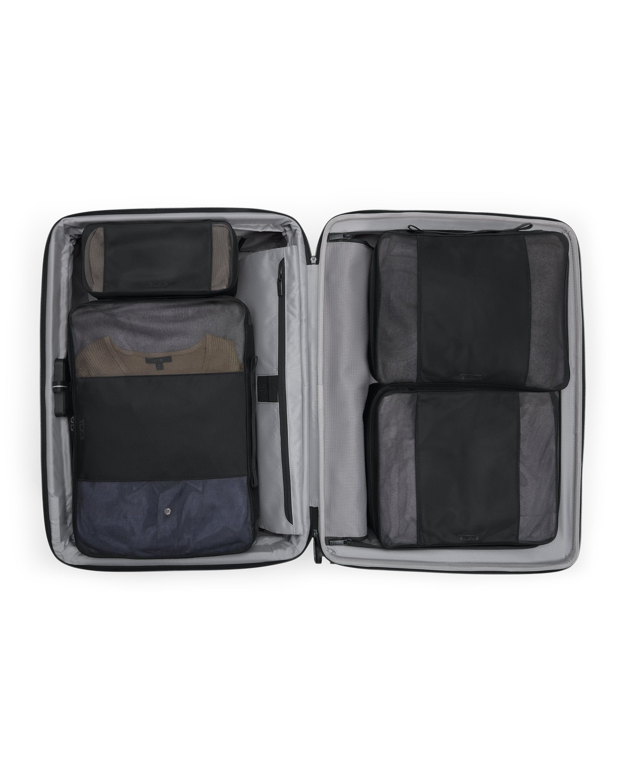 Alpha 4 Medium Dual Access Expandable Checked - Navy