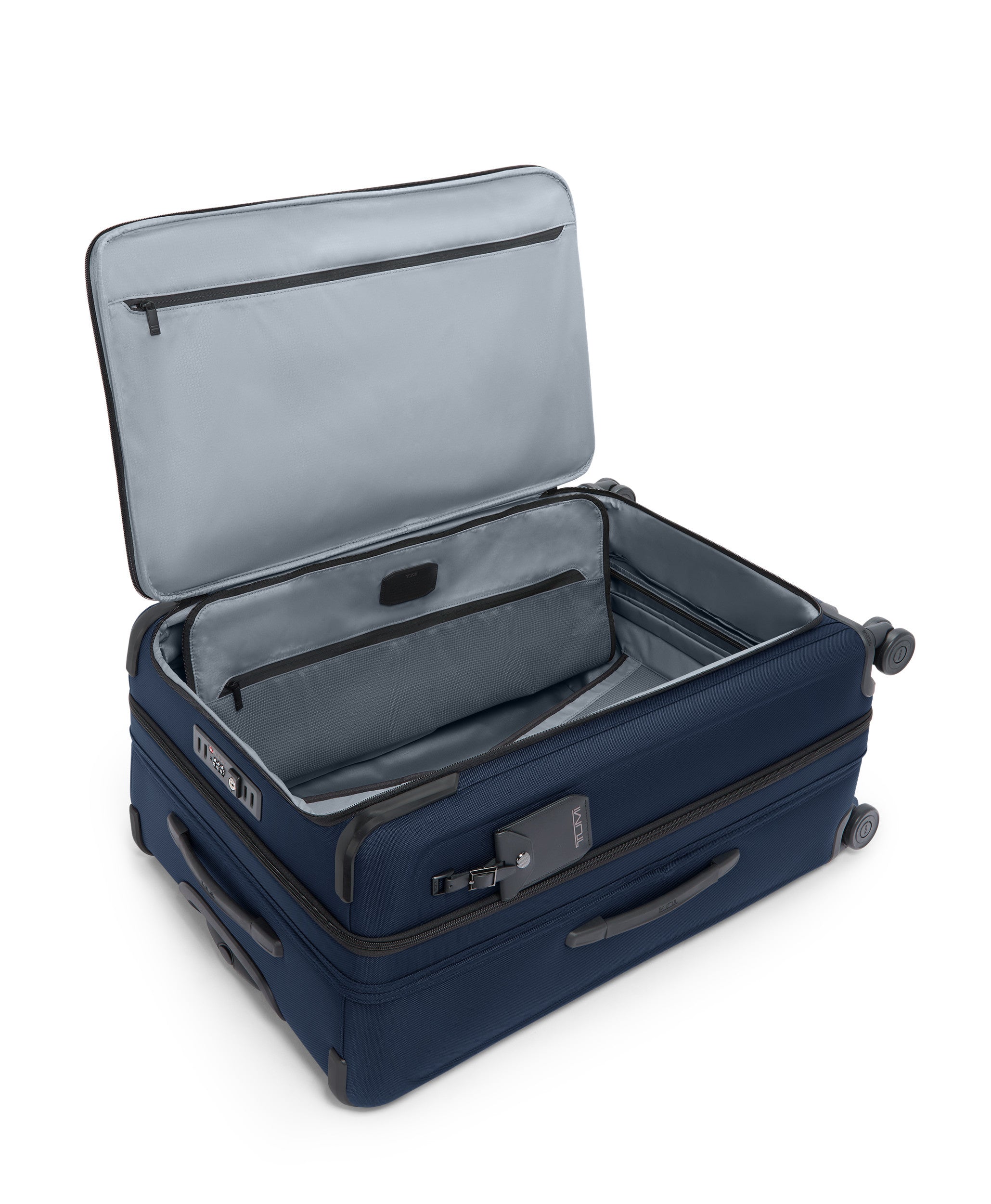 Alpha 4 Large Dual Access Expandable Checked - Navy